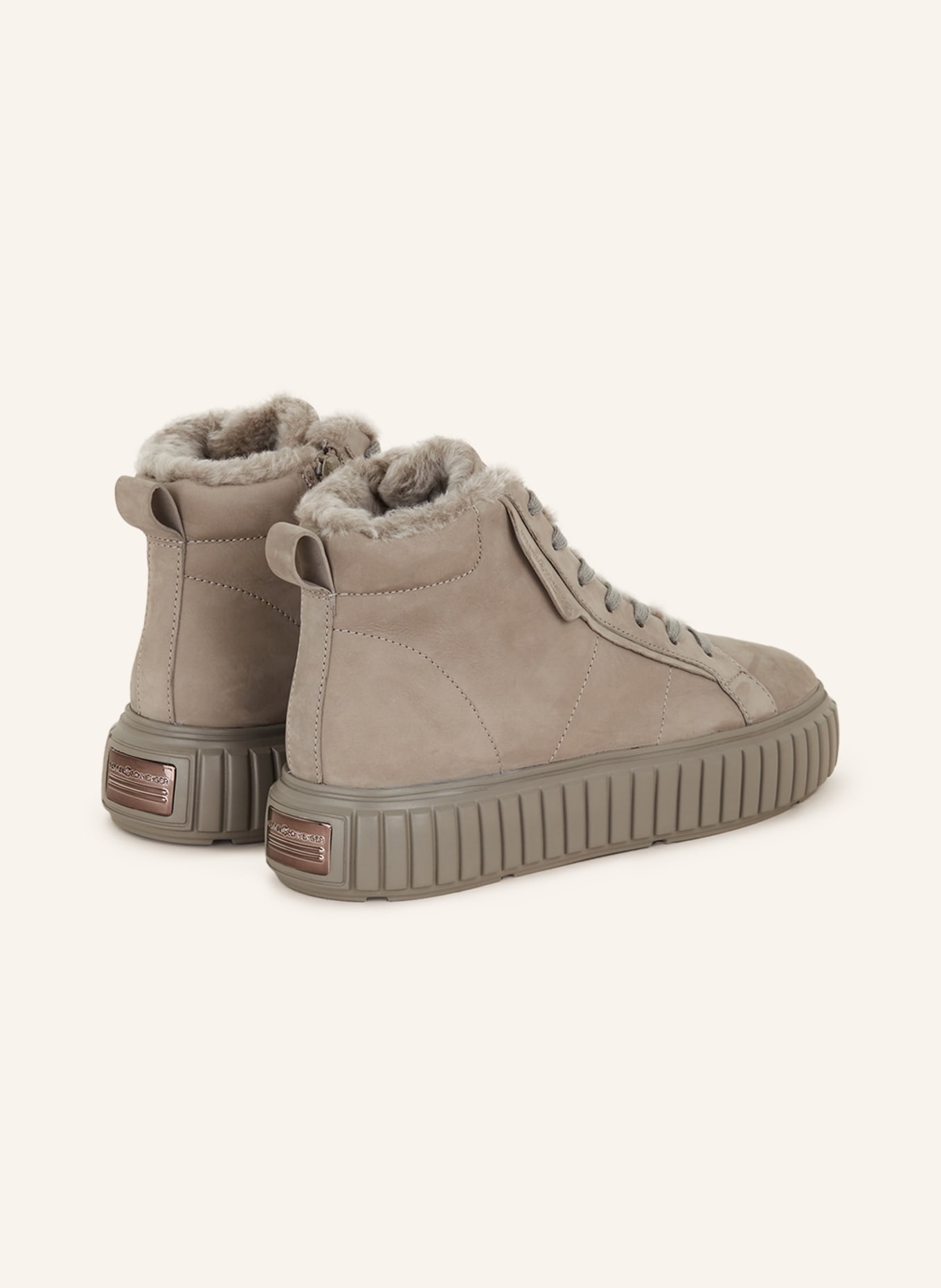 KENNEL & SCHMENGER High-top sneakers ZAP, Color: TAUPE (Image 2)