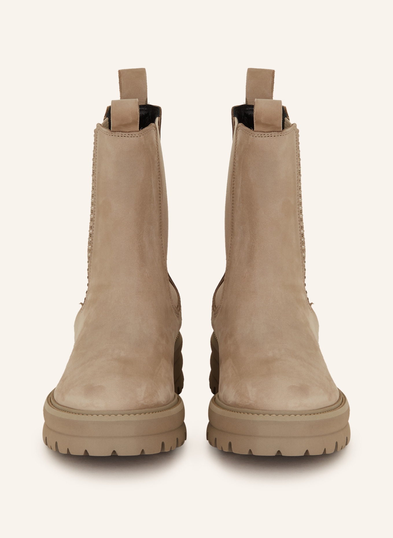 KENNEL & SCHMENGER Chelsea boots BLAST with decorative gems, Color: TAUPE/ GRAY (Image 3)