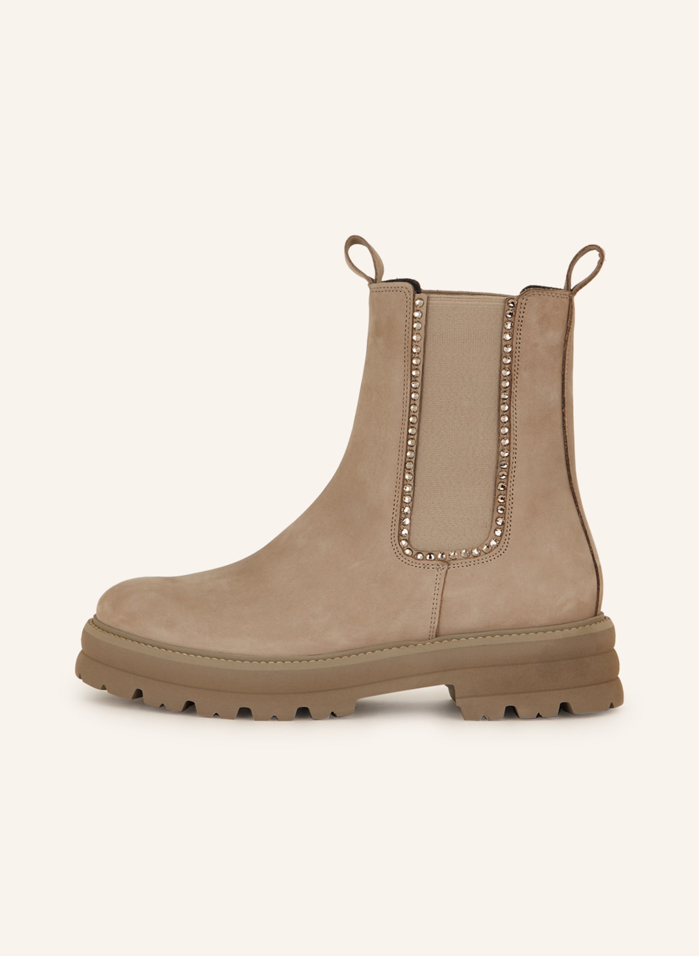 KENNEL & SCHMENGER Chelsea boots BLAST with decorative gems, Color: TAUPE/ GRAY (Image 4)