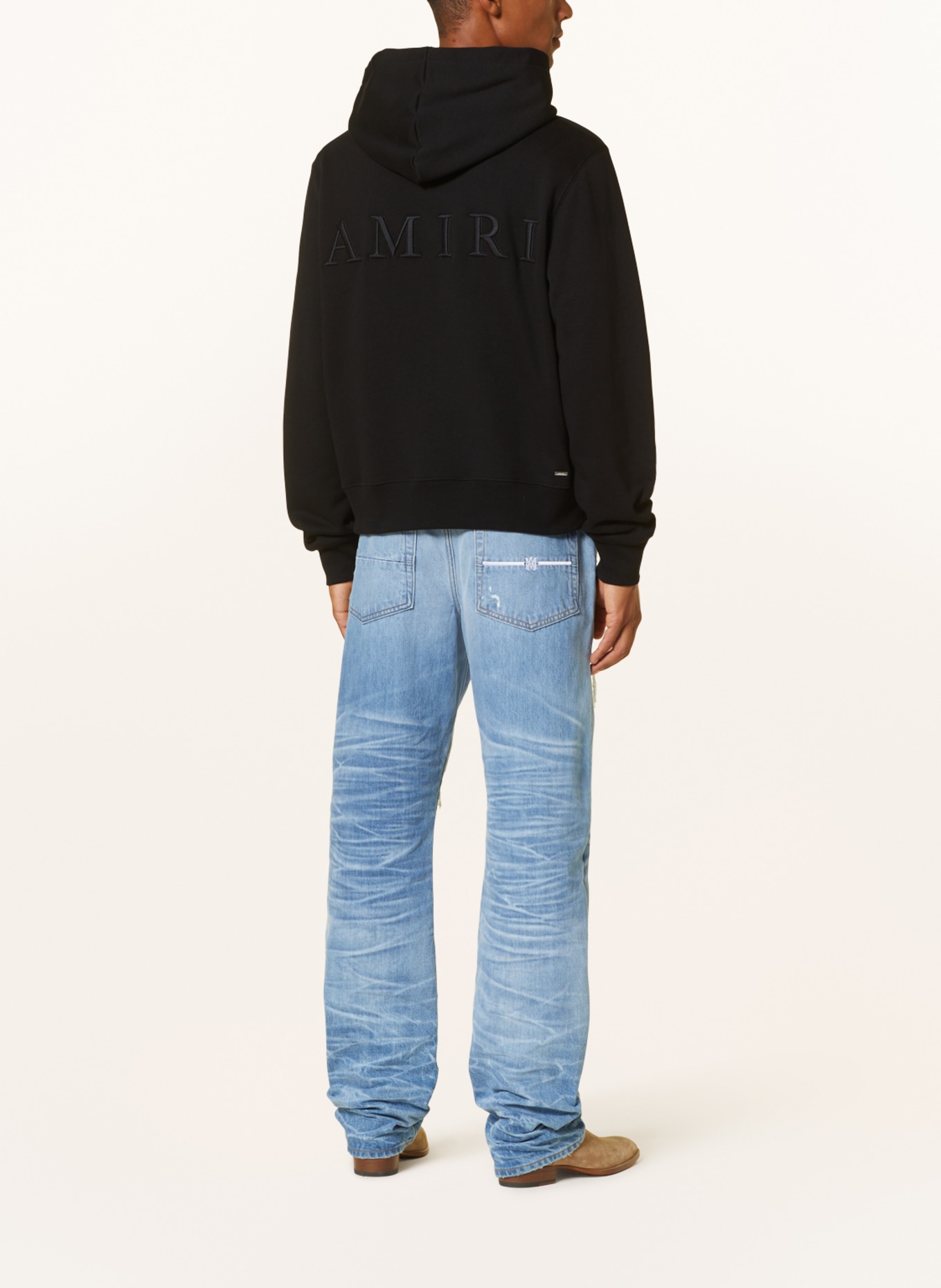 AMIRI Destroyed jeans straight fit, Color: 519 FADED INDIGO (Image 3)
