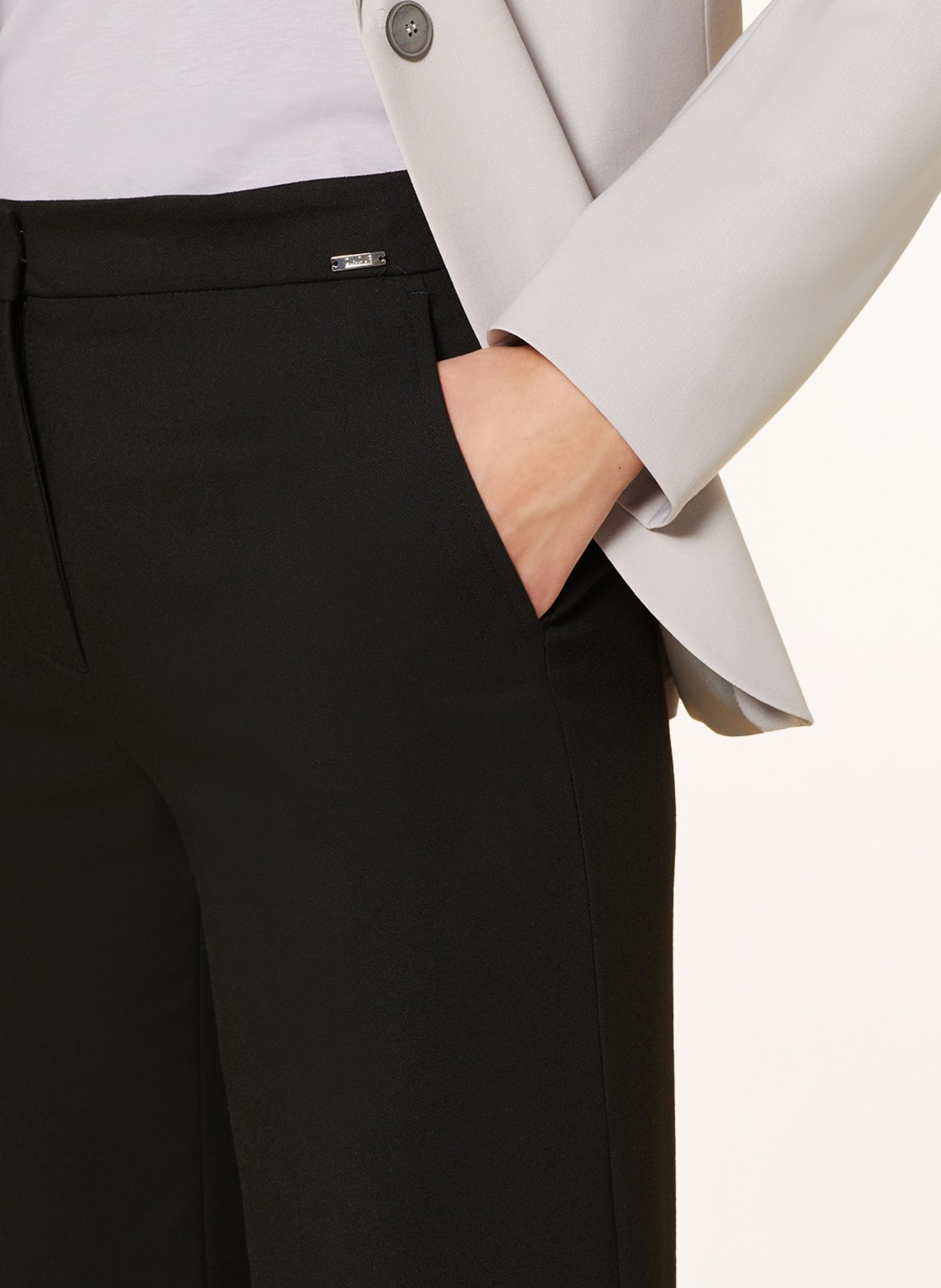 CINQUE Wide leg trousers CISONG, Color: BLACK (Image 5)