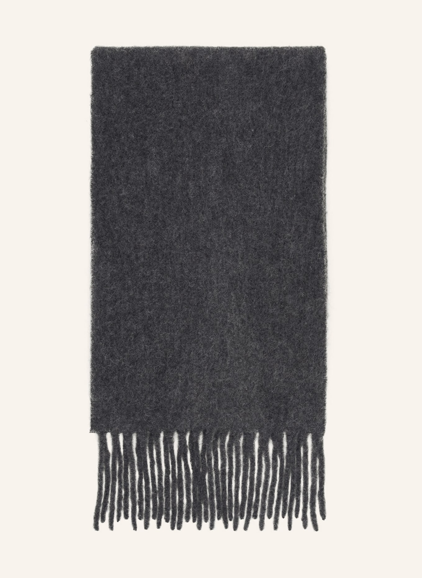 MRS & HUGS Alpaca scarf, Color: DARK GRAY (Image 1)
