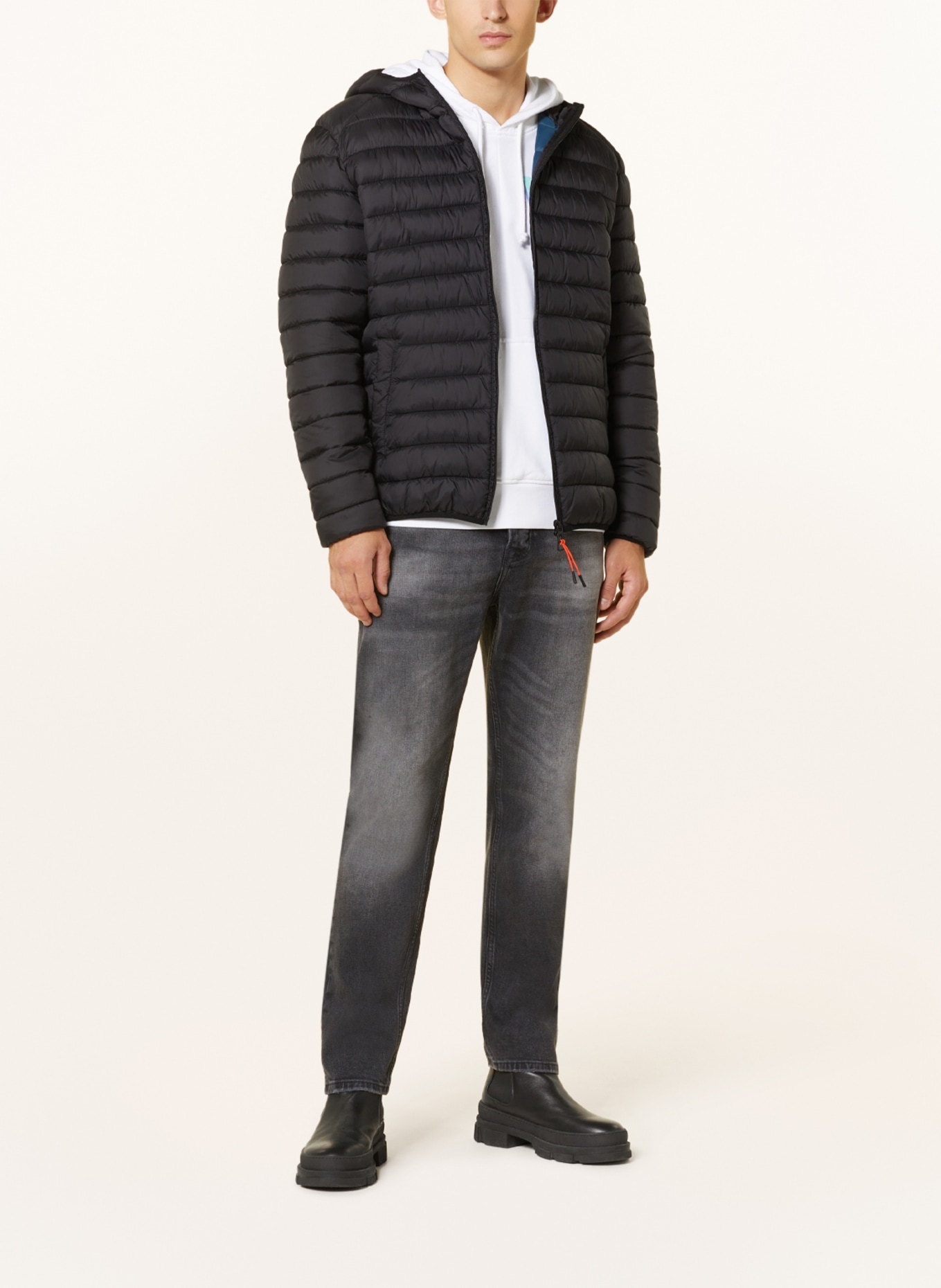 STROKESMAN'S Quilted jacket, Color: BLACK (Image 2)