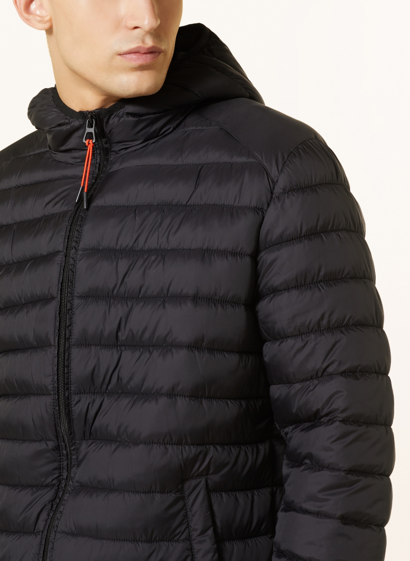 STROKESMAN'S Quilted jacket, Color: BLACK (Image 5)