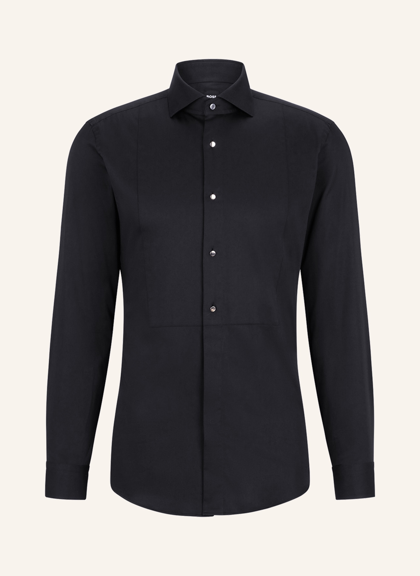 BOSS Tuxedo shirt HANK slim fit, Color: BLACK (Image 1)