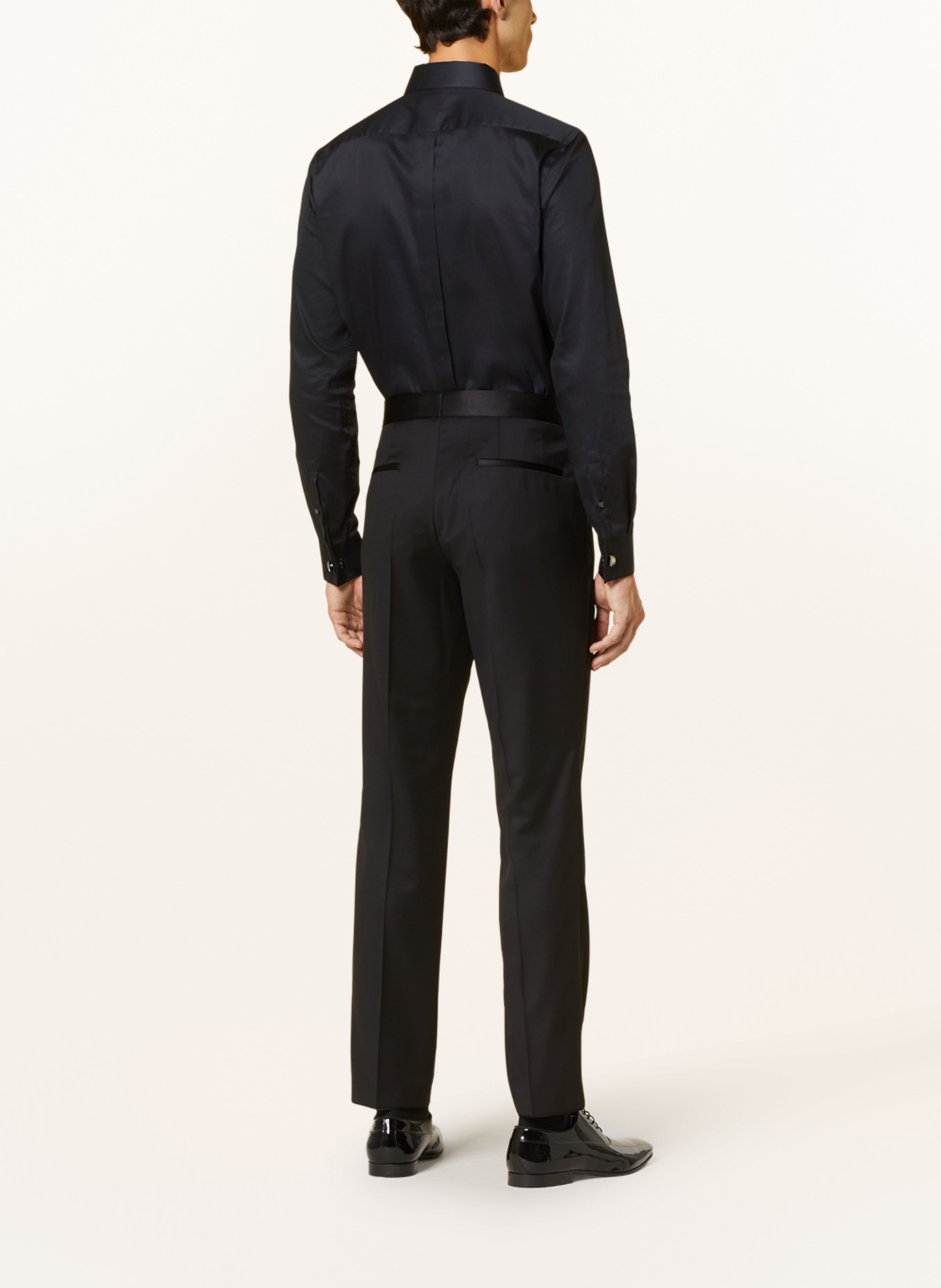 BOSS Tuxedo shirt HANK slim fit, Color: BLACK (Image 3)