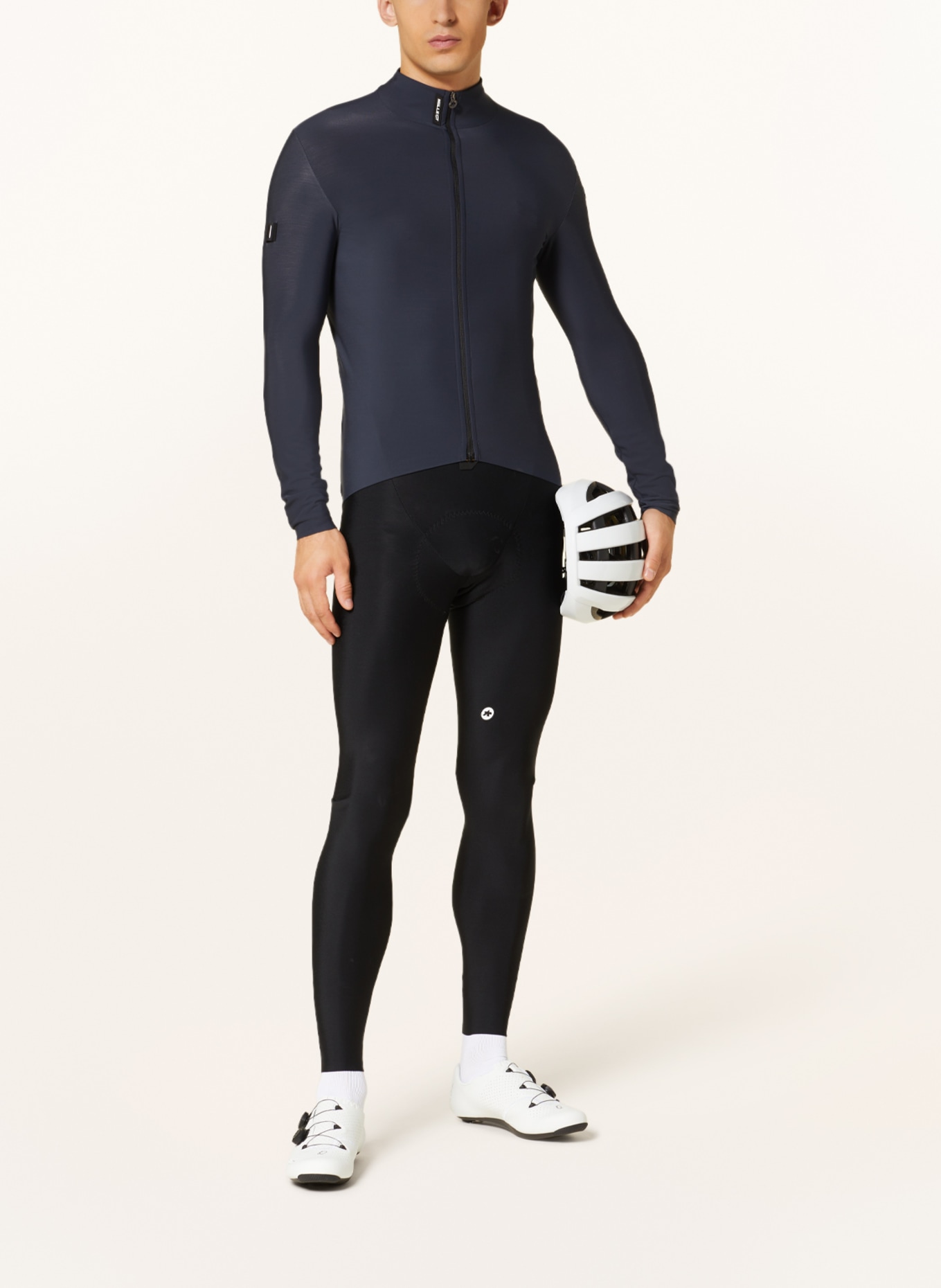 ASSOS Thermal cycling jersey MILLE, Color: DARK GRAY (Image 2)