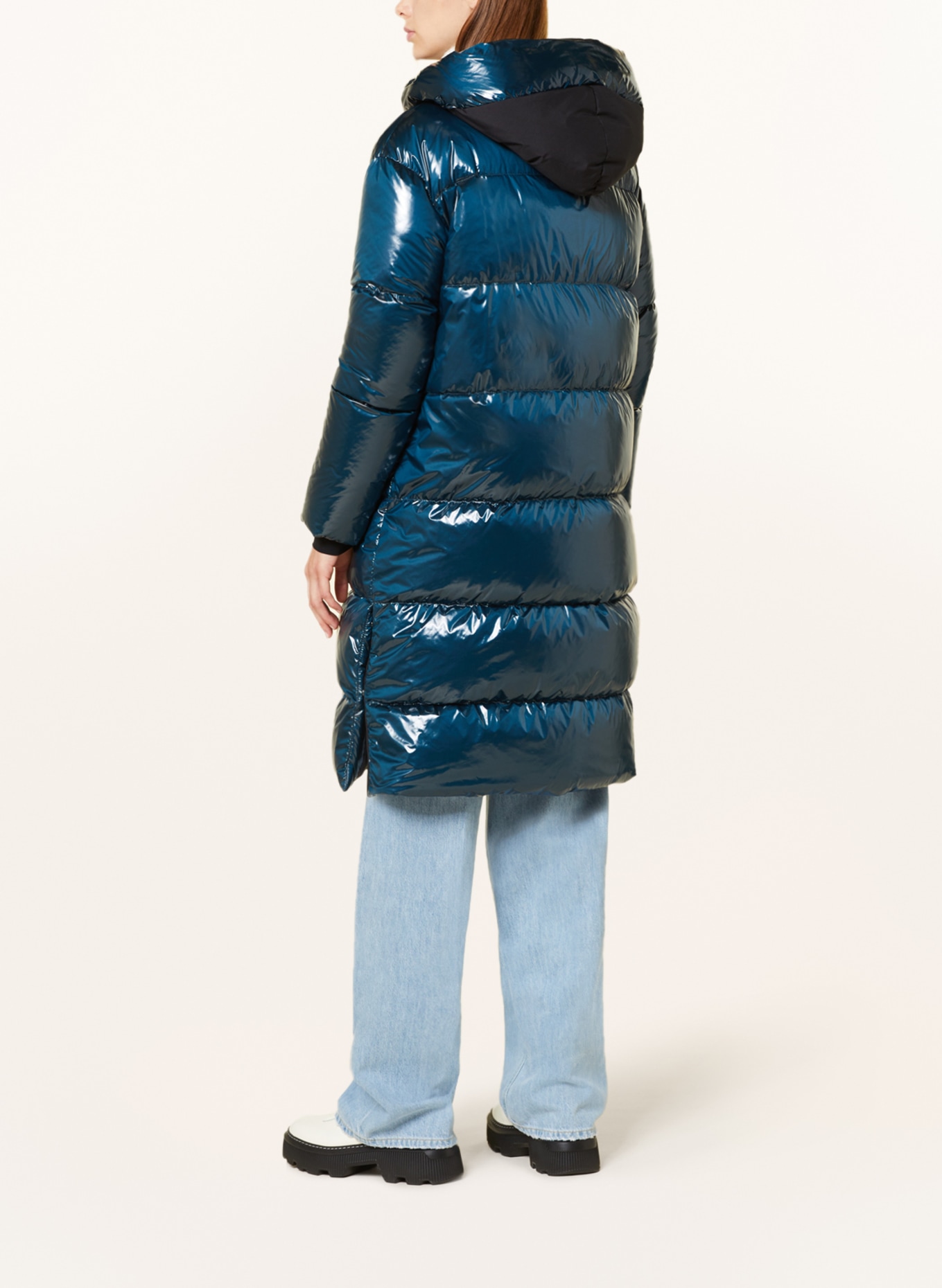 HERNO LAMINAR Down coat, Color: BLUE (Image 3)