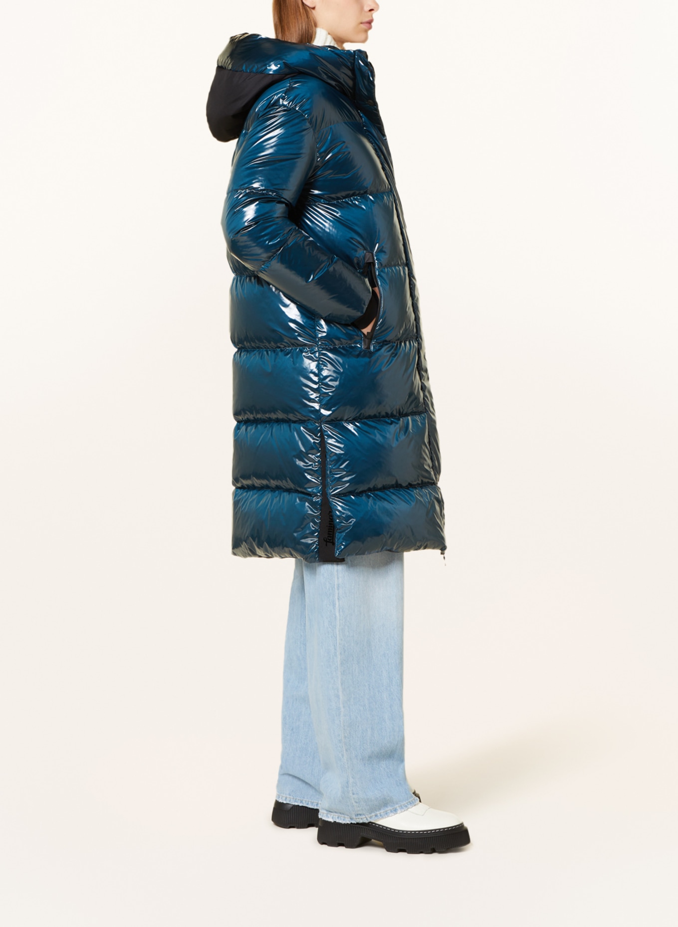 HERNO LAMINAR Down coat, Color: BLUE (Image 4)