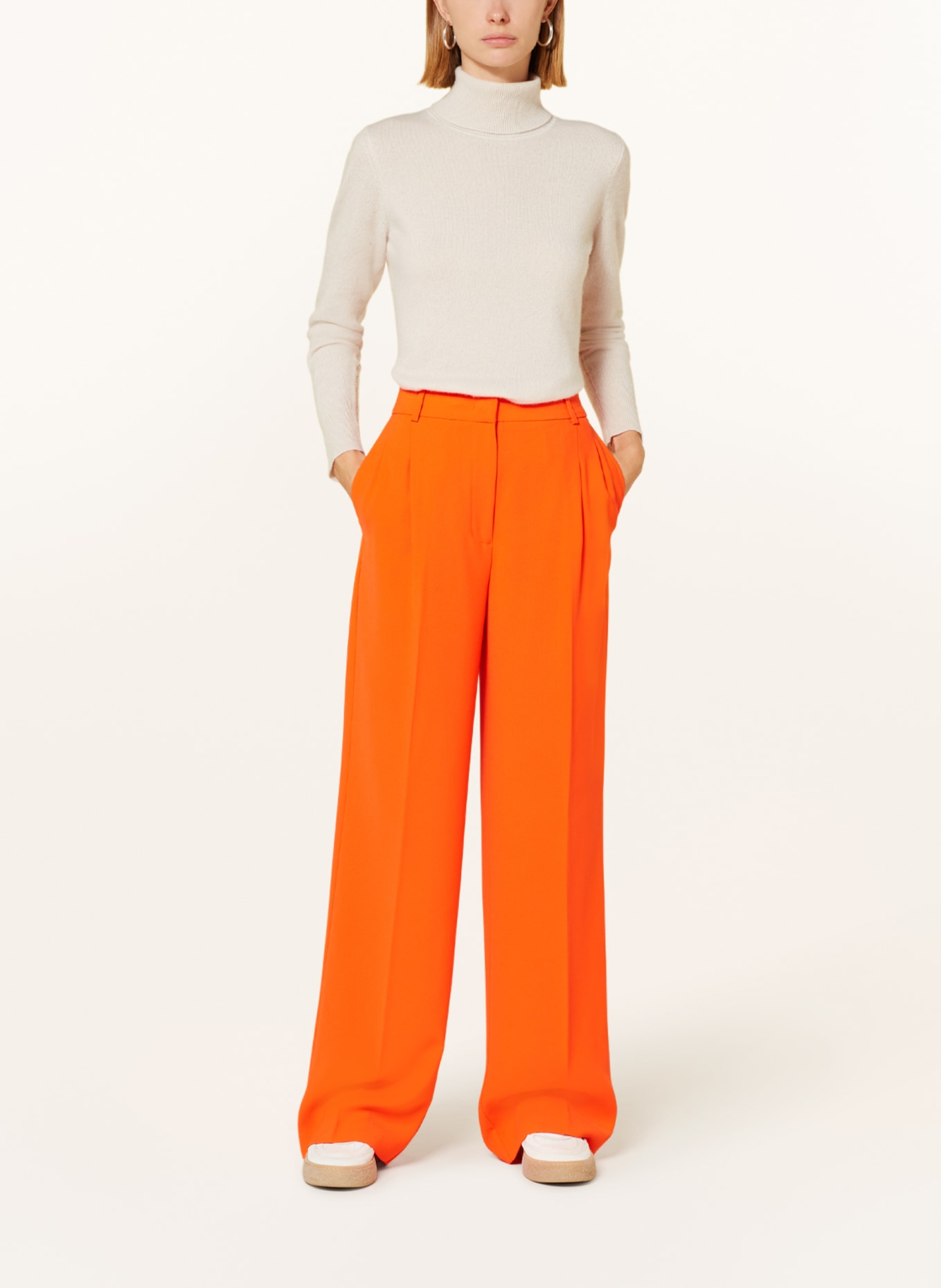 BEAUMONT Wide leg trousers JAMES, Color: RED (Image 2)