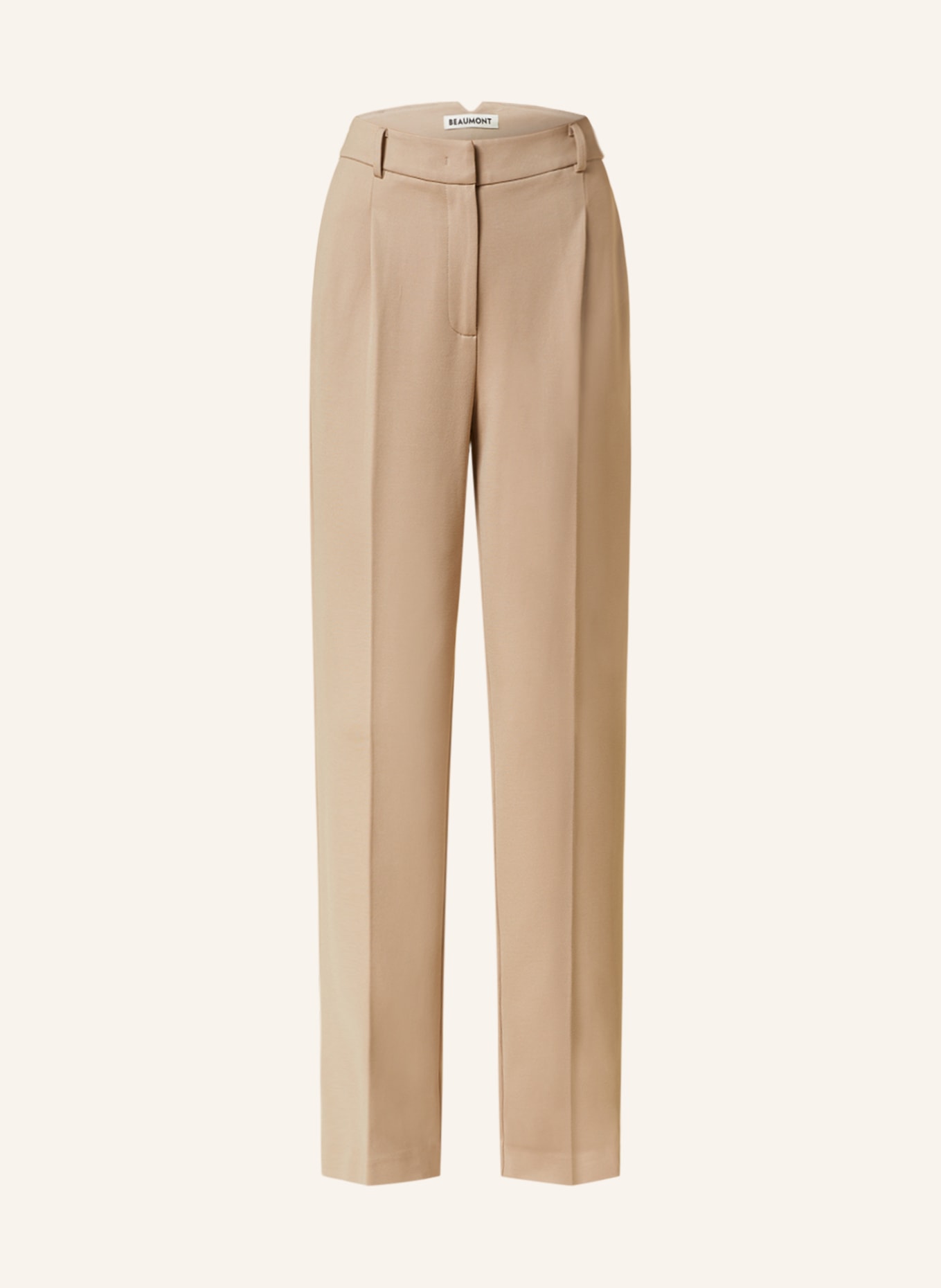 BEAUMONT Wide leg trousers JULES, Color: BEIGE (Image 1)