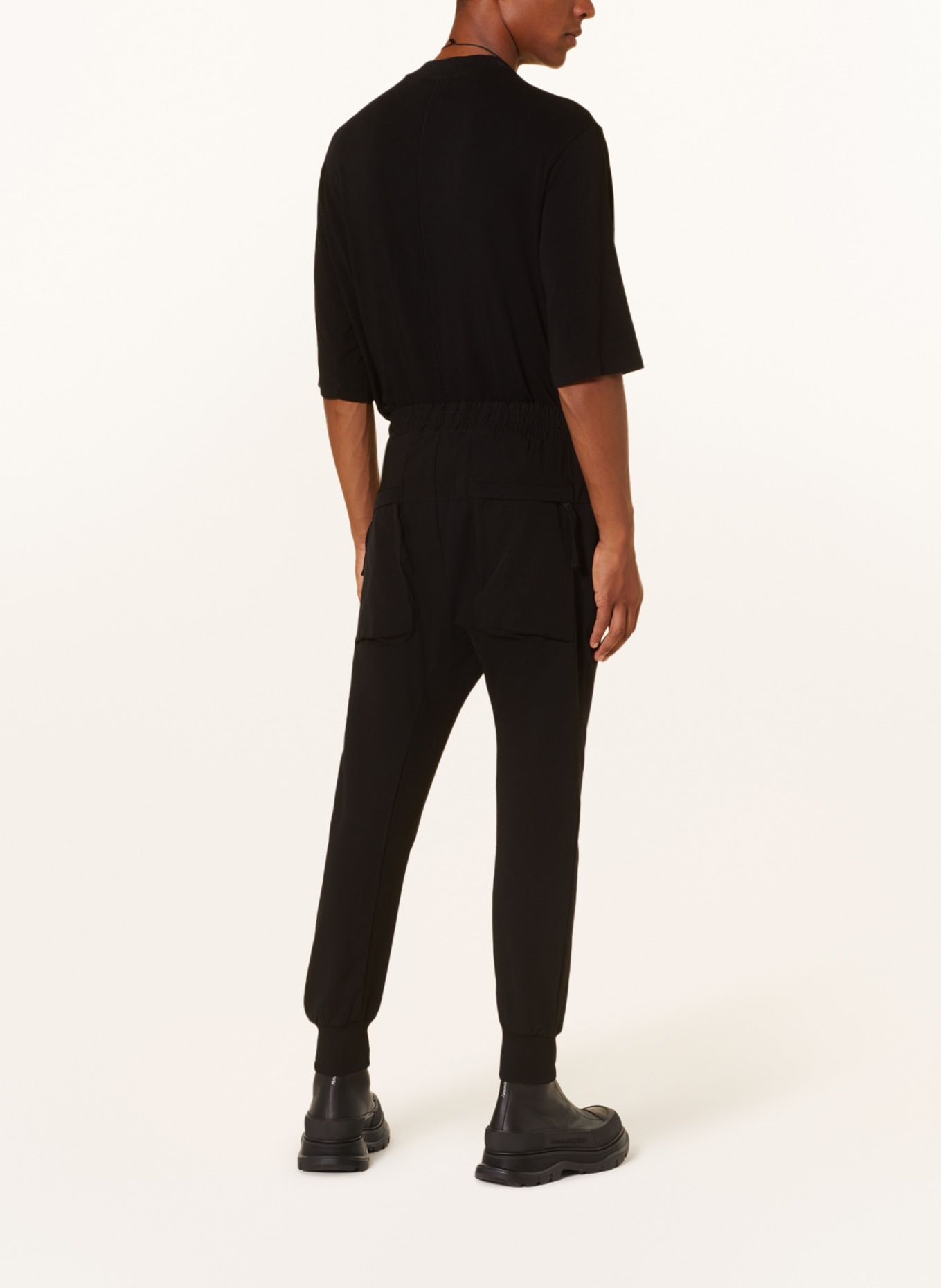 thom/krom Spodnie w stylu dresowym extra slim fit, Kolor: CZARNY (Obrazek 3)