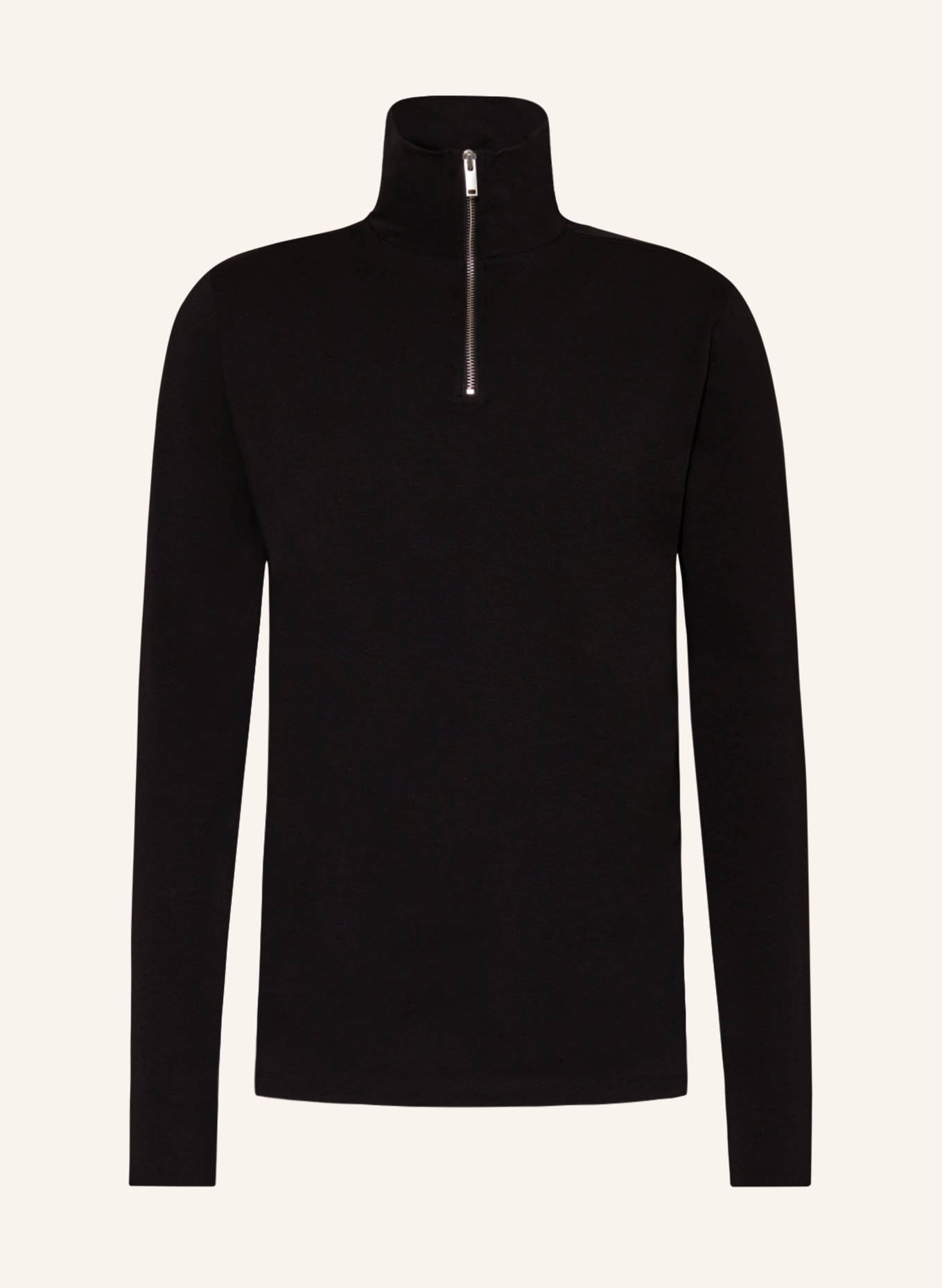 thom/krom Jersey half-zip sweater, Color: BLACK (Image 1)