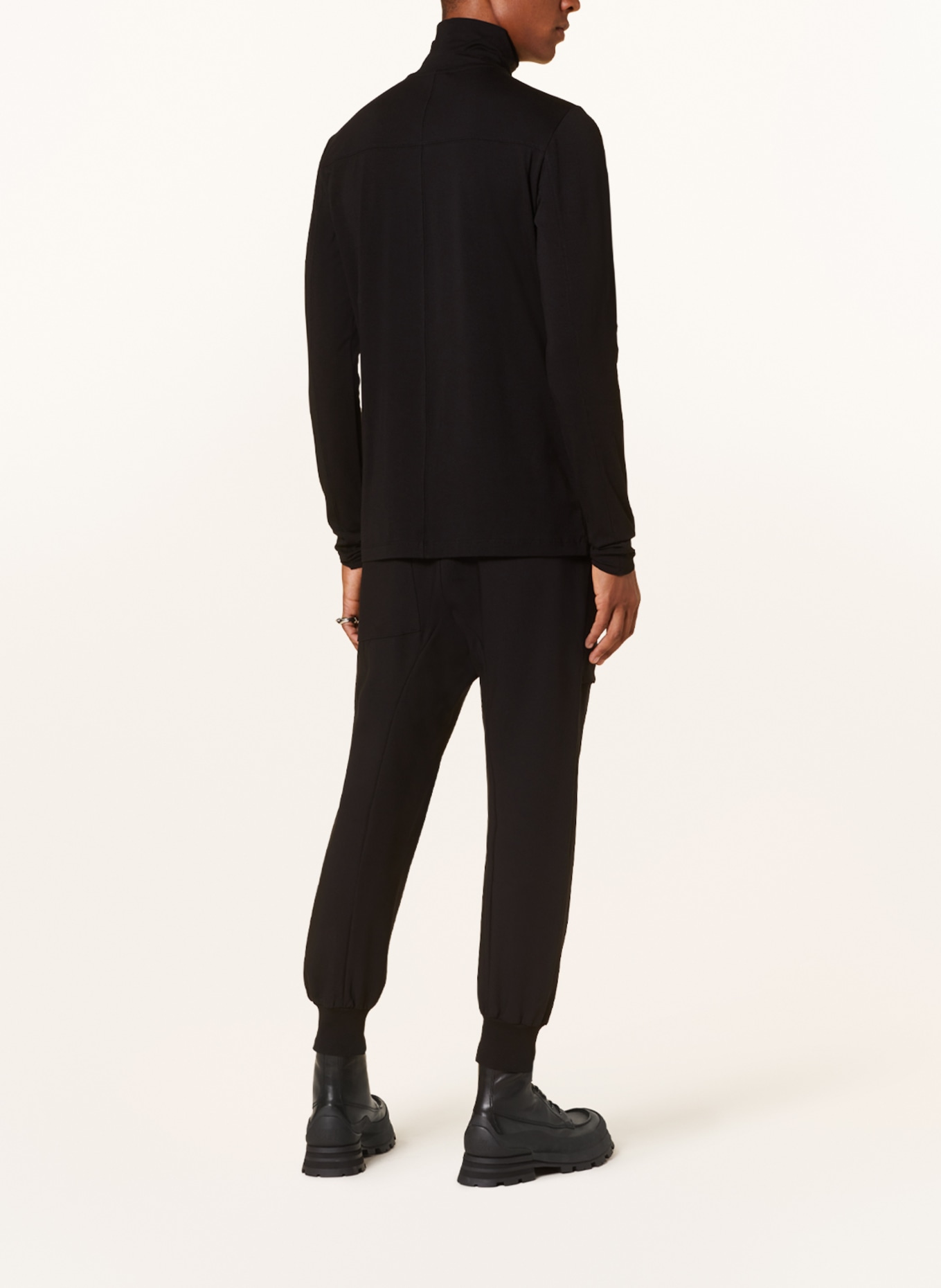 thom/krom Jersey half-zip sweater, Color: BLACK (Image 3)