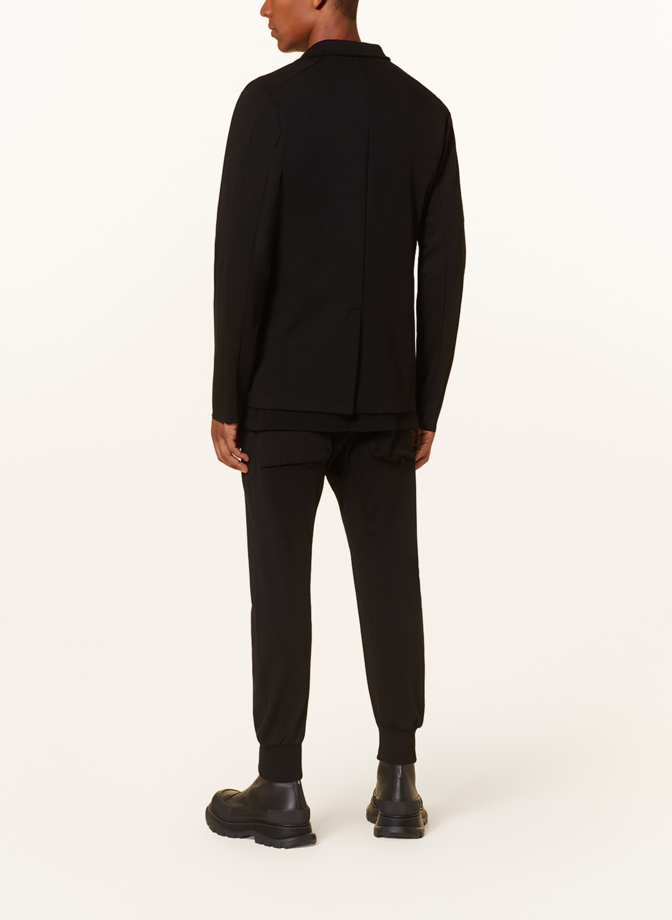 thom/krom Jersey jacket extra slim fit, Color: BLACK (Image 3)