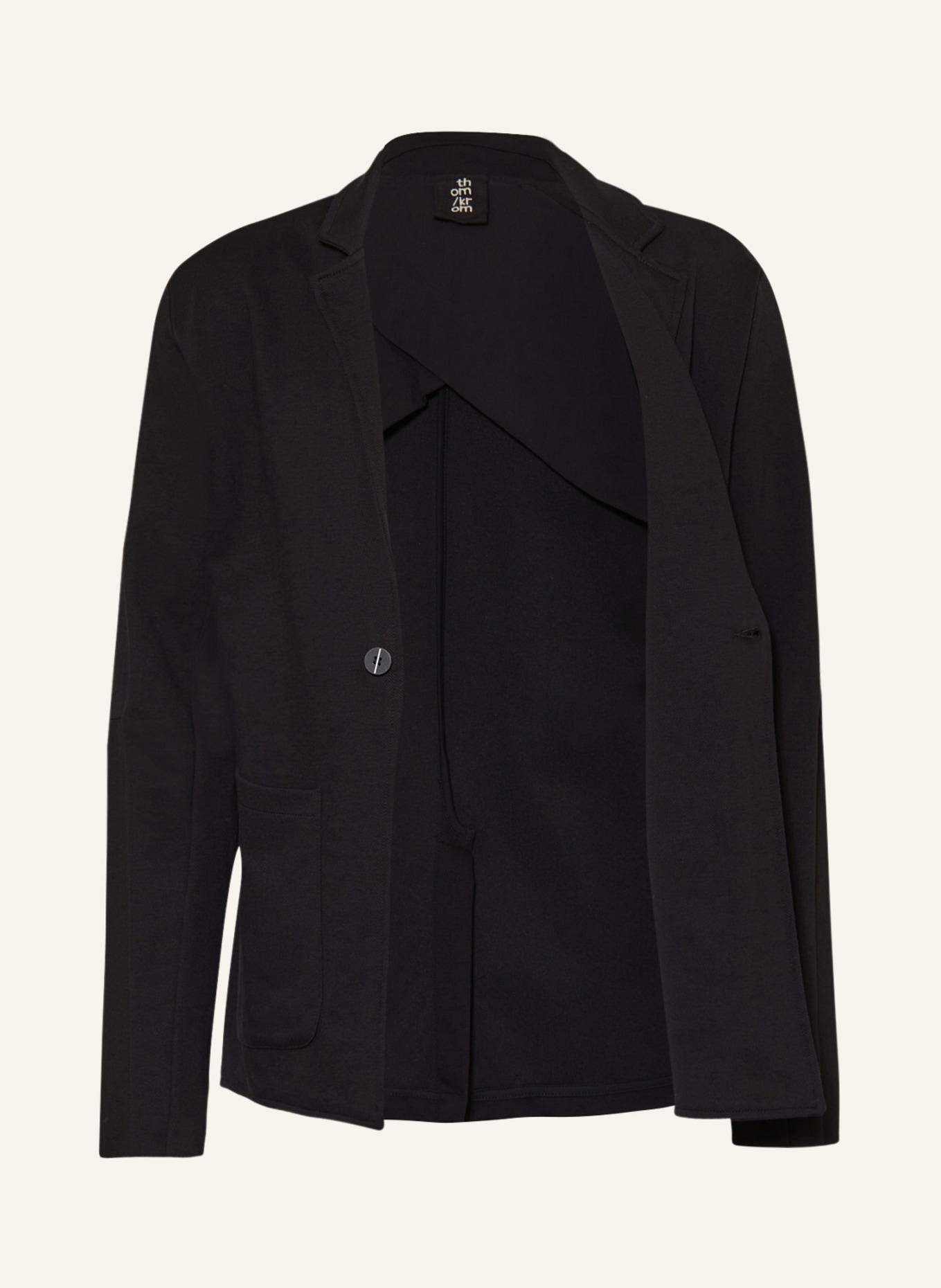thom/krom Jersey jacket extra slim fit, Color: BLACK (Image 4)