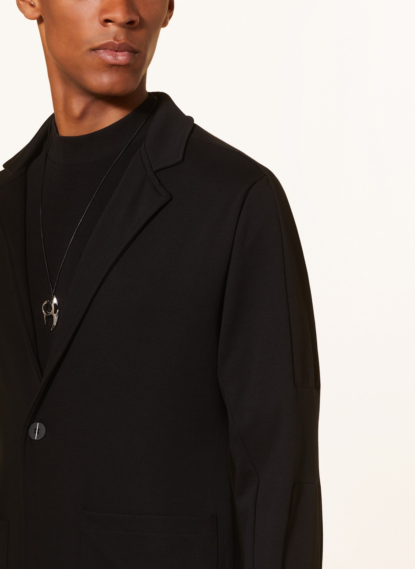 thom/krom Jersey jacket extra slim fit, Color: BLACK (Image 5)