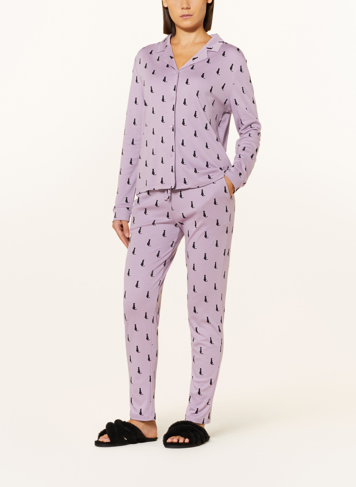 darling harbour Pajama pants, Color: PURPLE (Image 2)