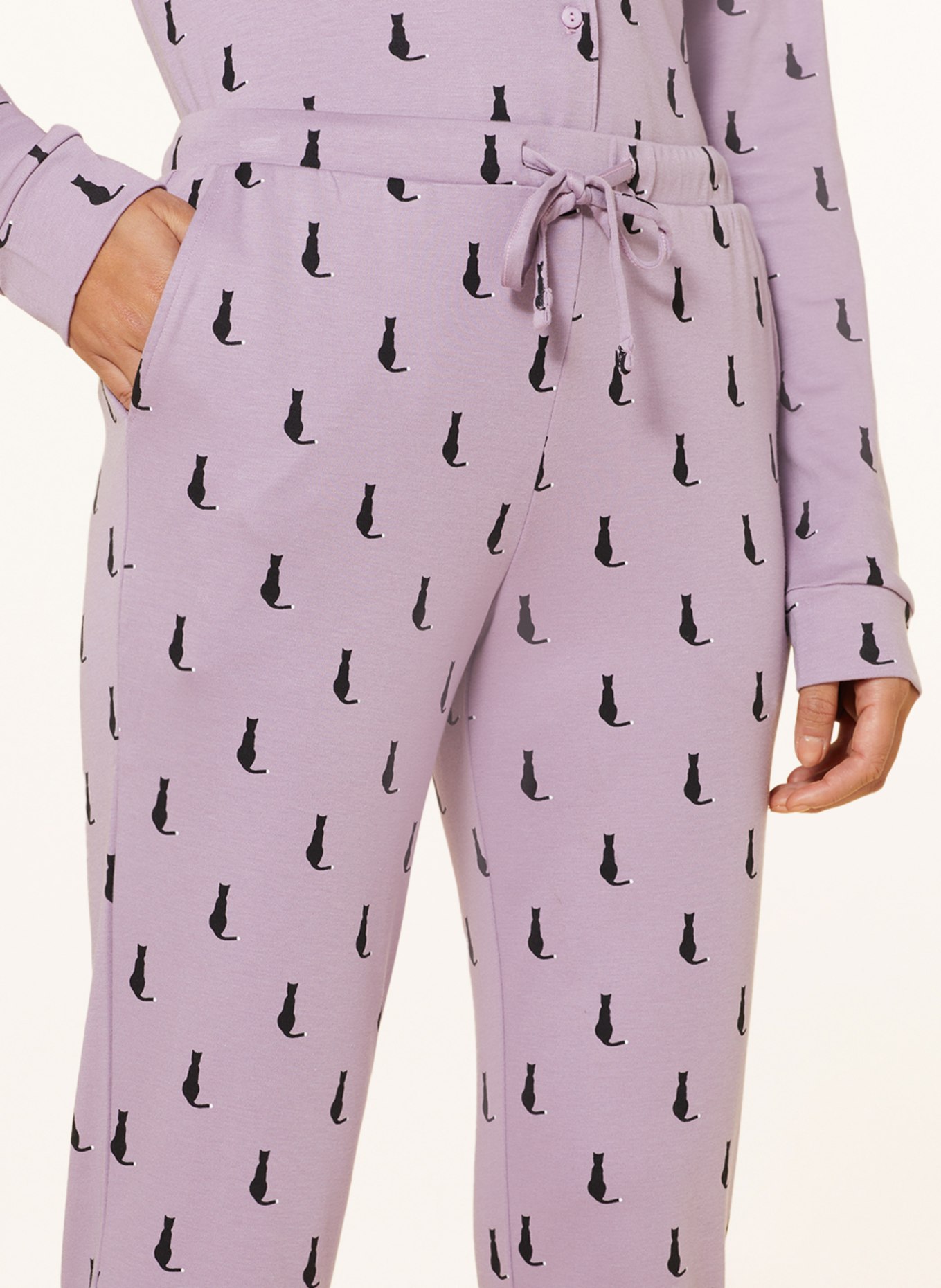 darling harbour Pajama pants, Color: PURPLE (Image 5)