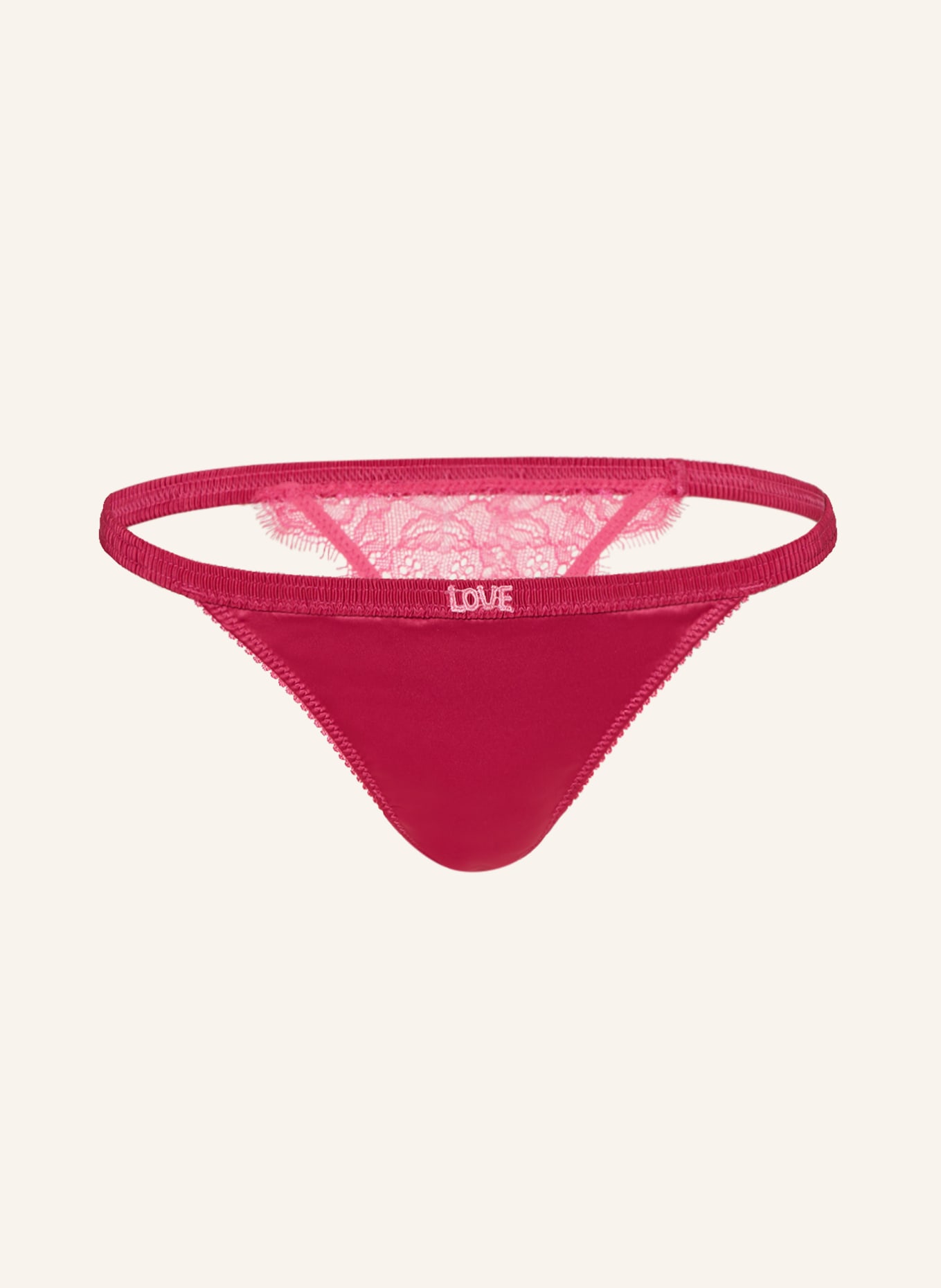 LOVE Stories Thong ROOMSERVICE, Color: PINK (Image 1)