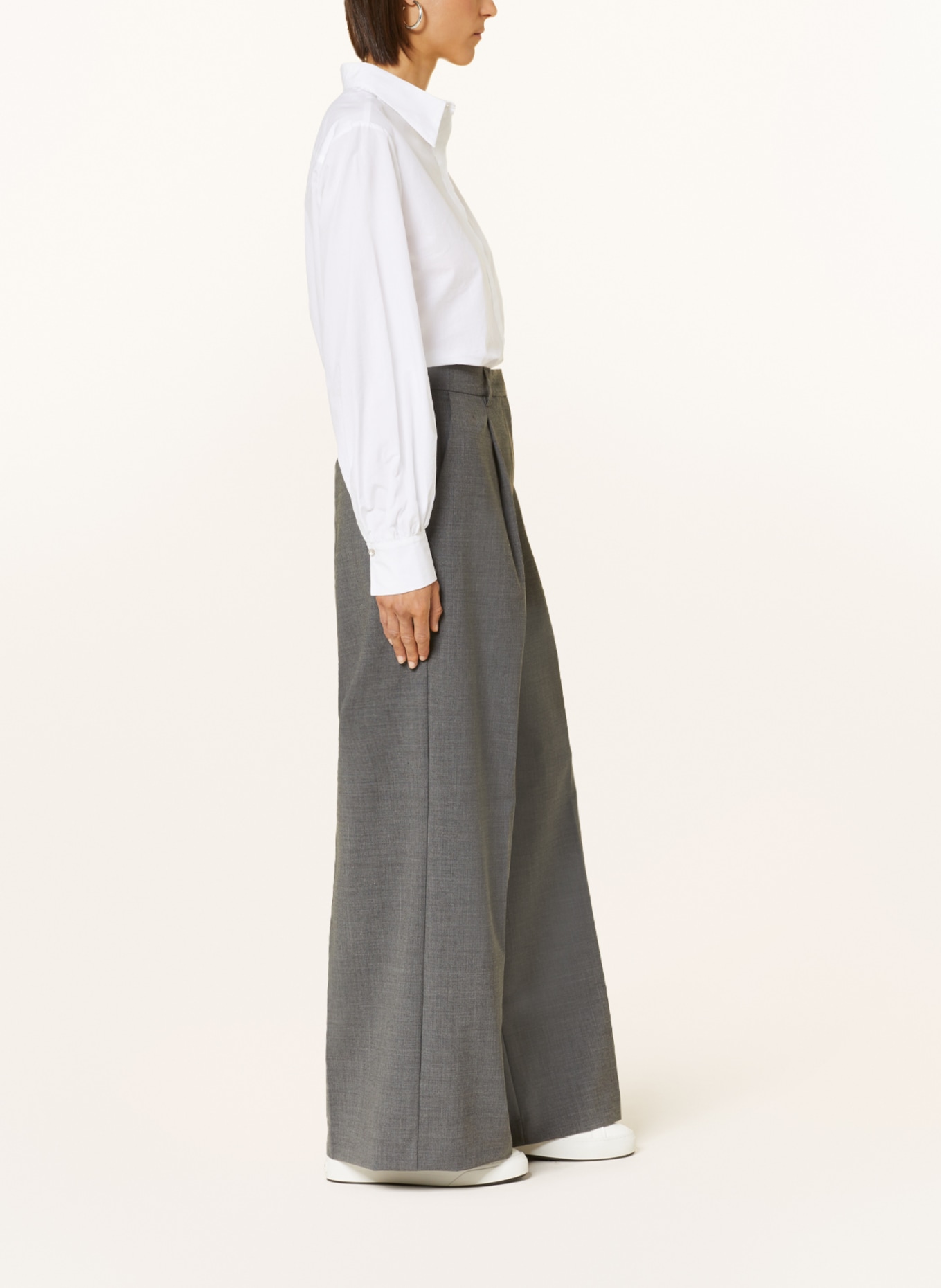 ottod'ame Wide leg trousers, Color: GRAY (Image 4)