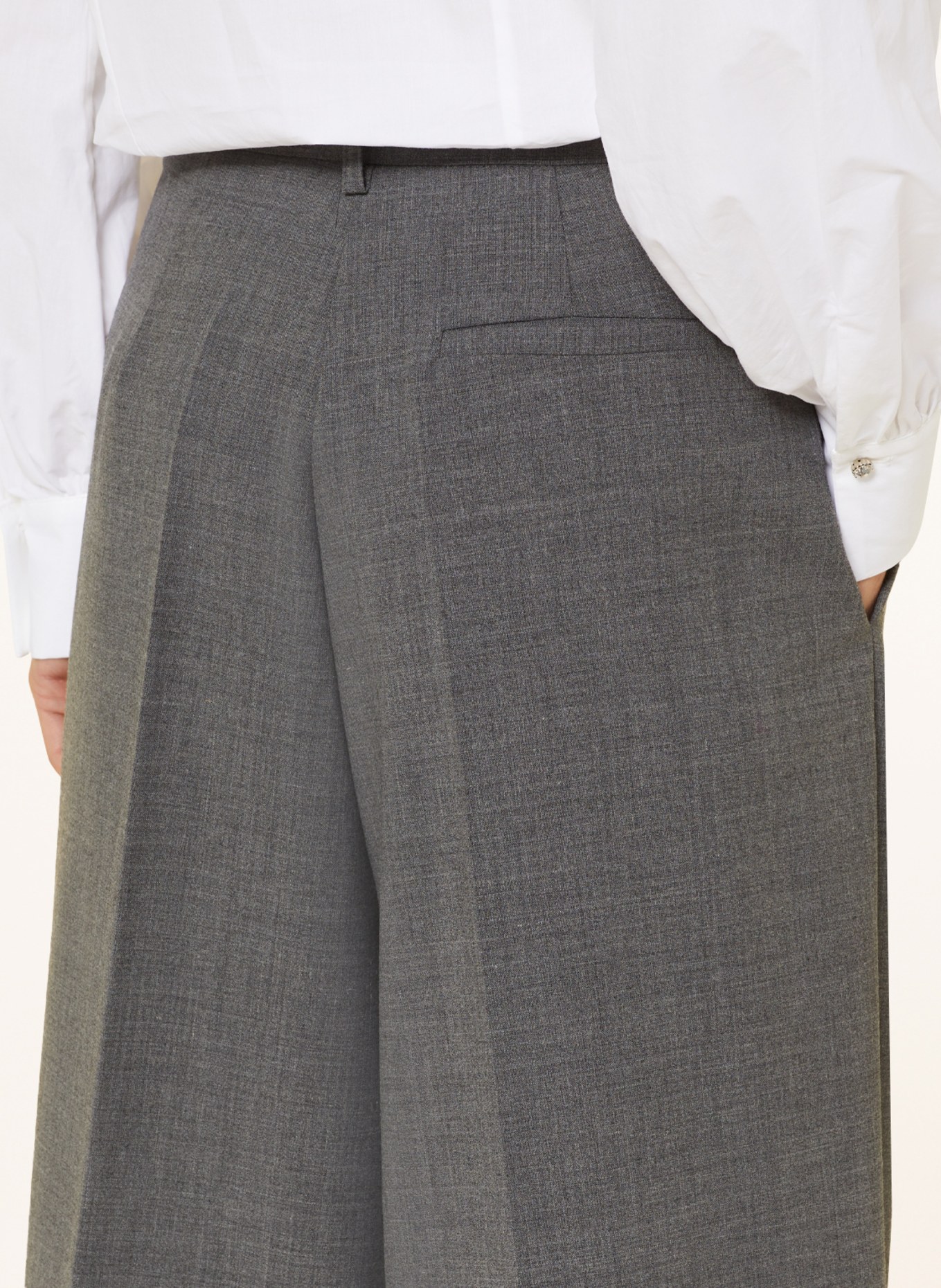 ottod'ame Wide leg trousers, Color: GRAY (Image 5)