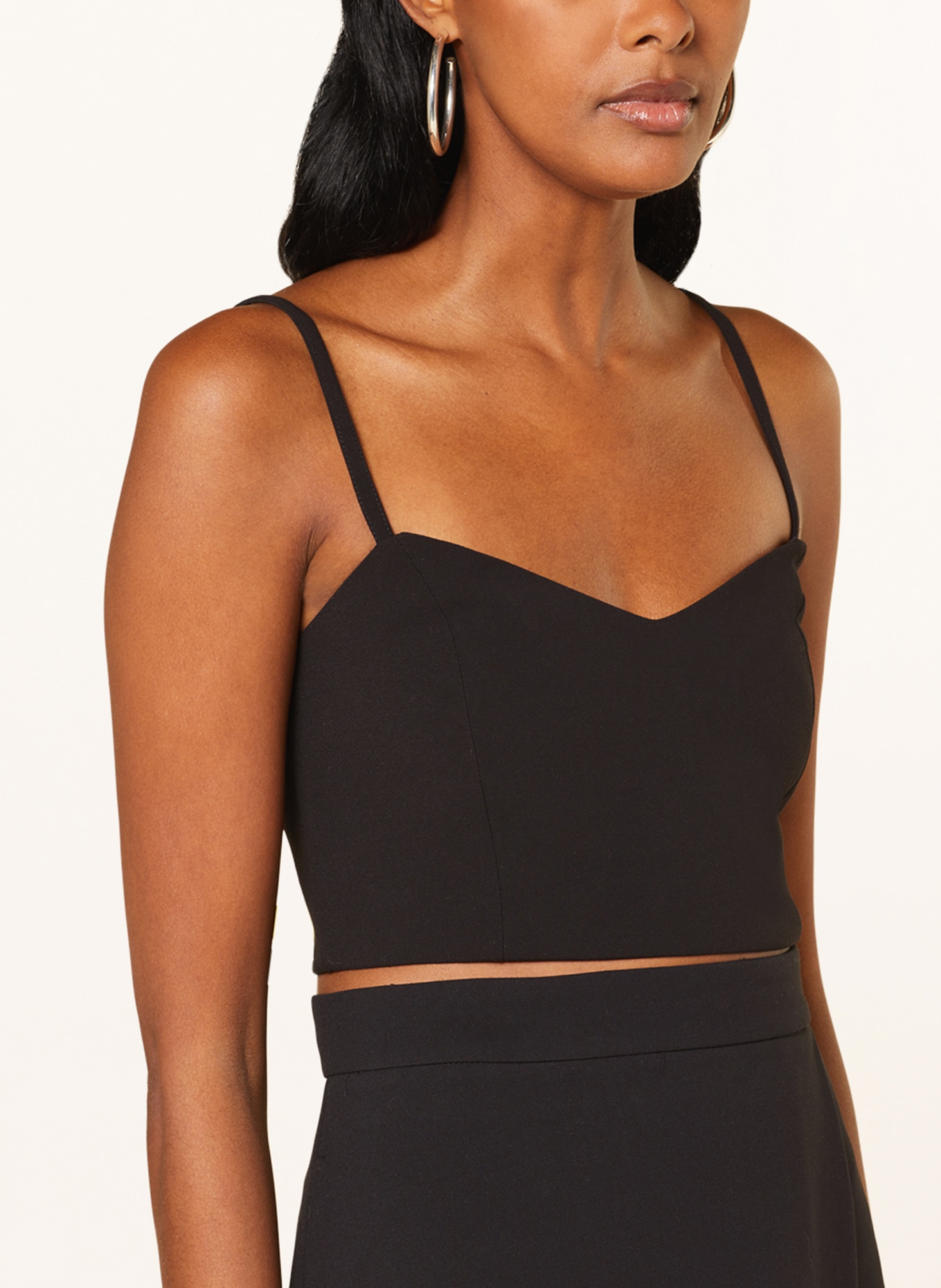 ottod'ame Cropped top, Color: BLACK (Image 4)