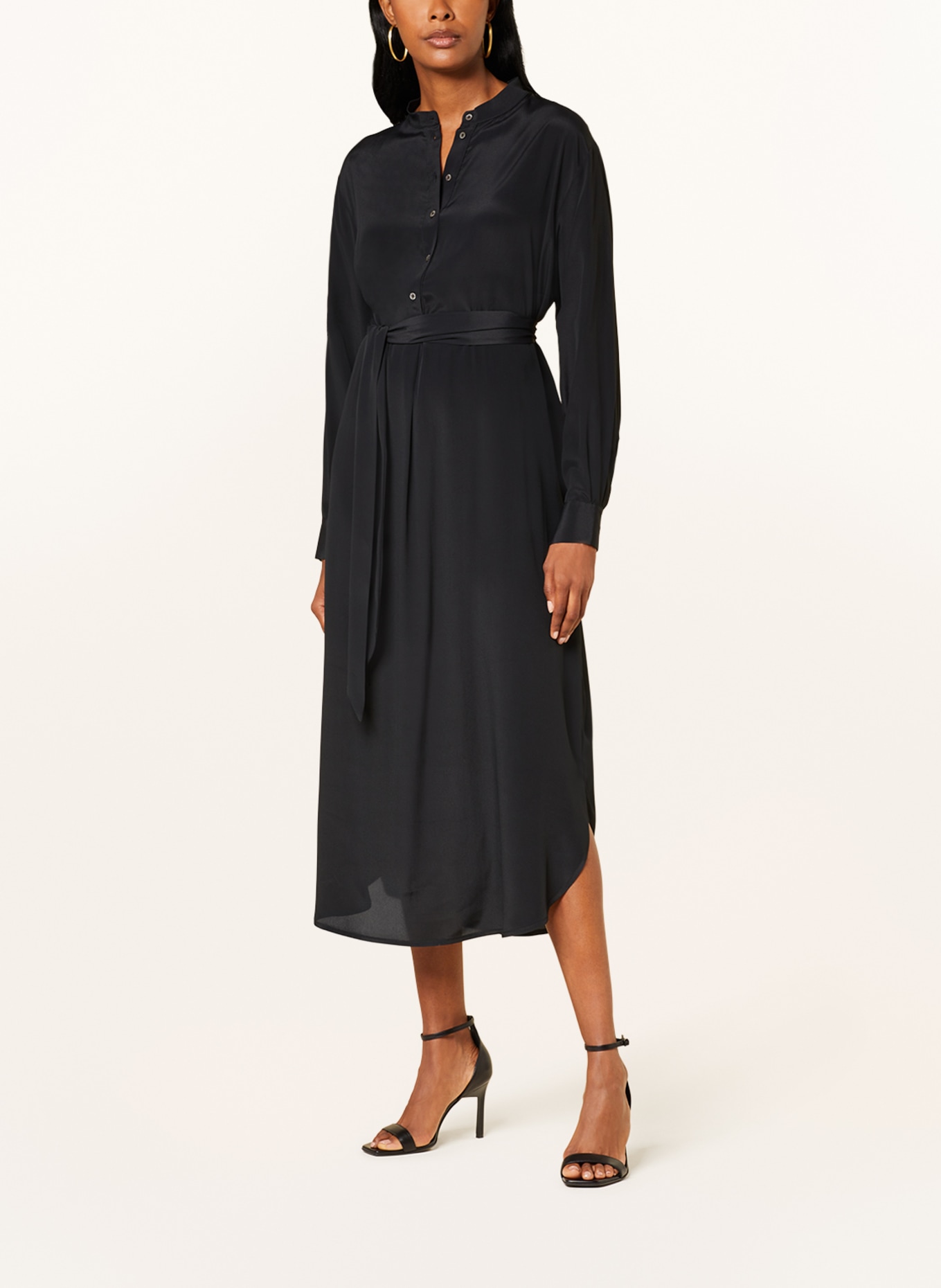 ottod'ame Dress with silk, Color: BLACK (Image 2)