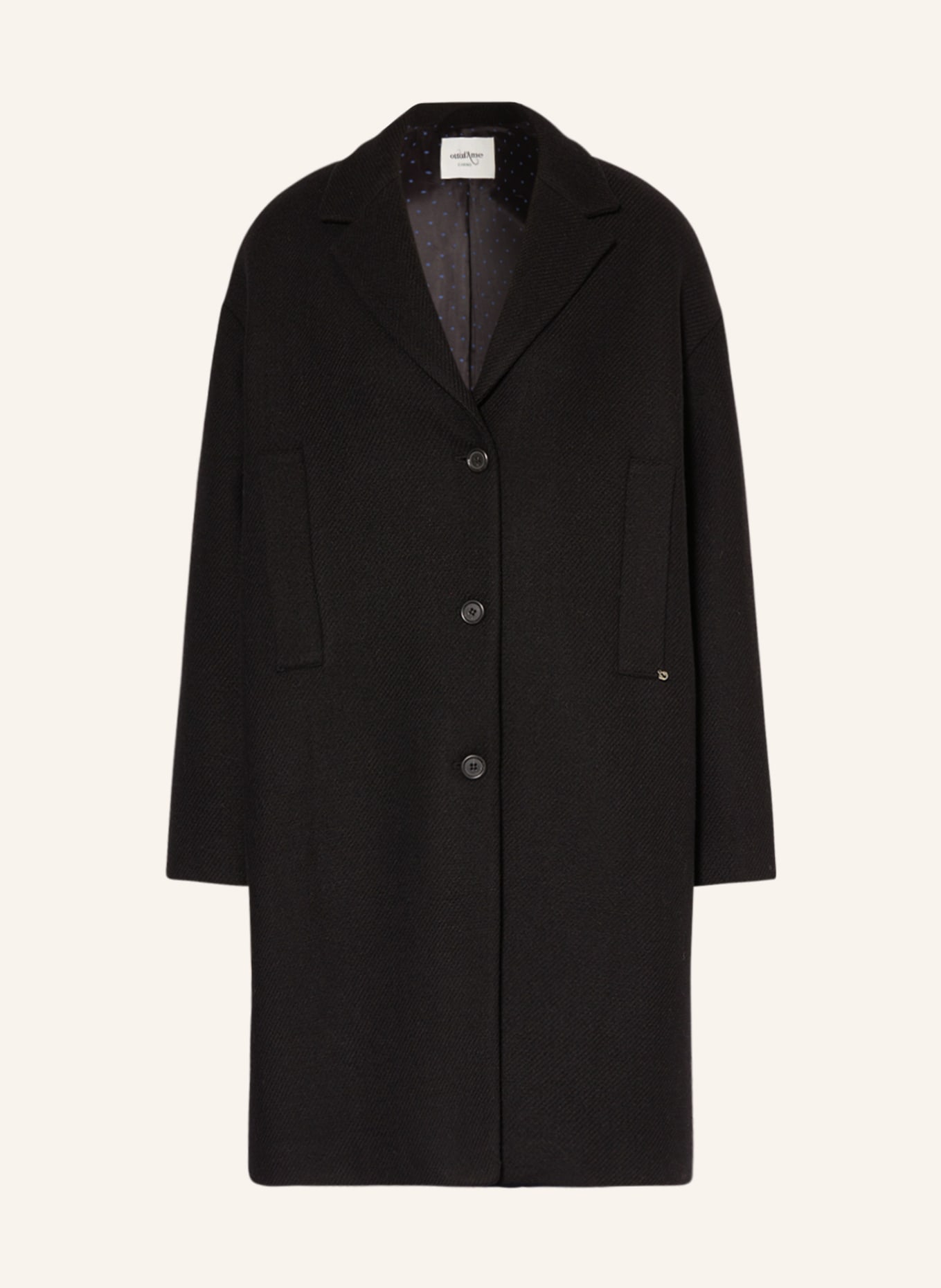 ottod'ame Coat, Color: BLACK (Image 1)