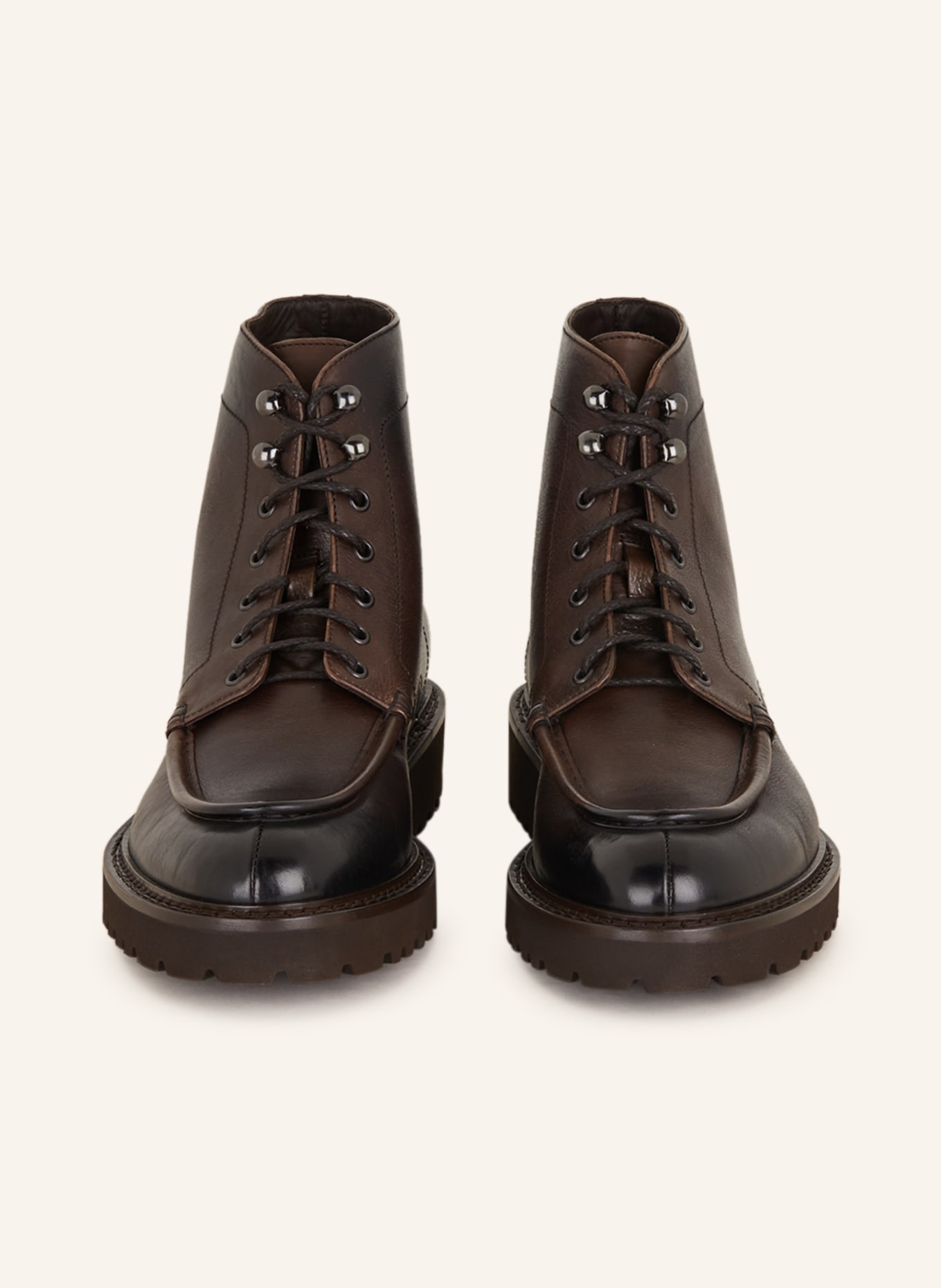 DOUCAL'S Lace-up boots, Color: DARK BROWN (Image 3)
