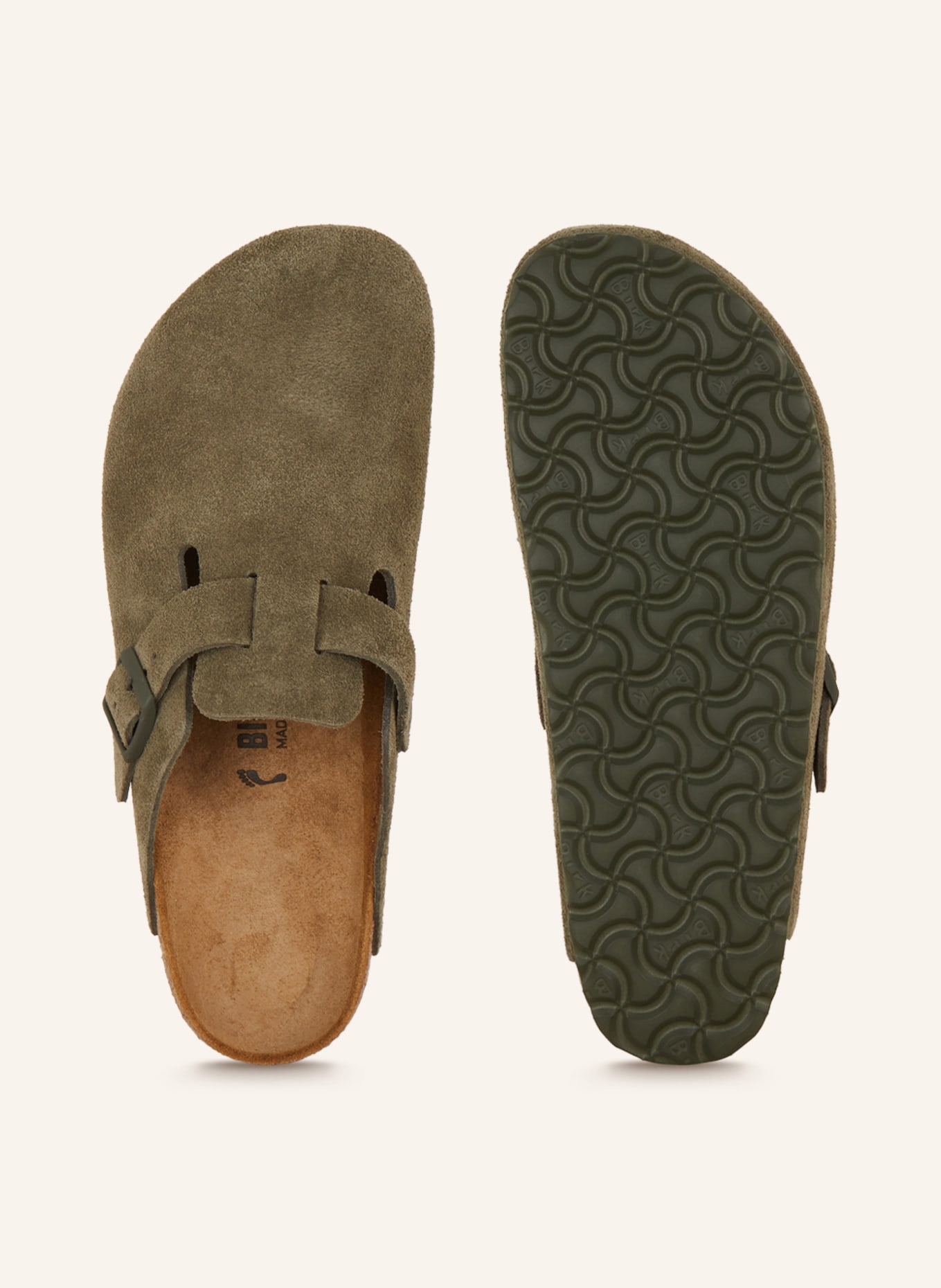 BIRKENSTOCK Slides BOSTON: OLIVE