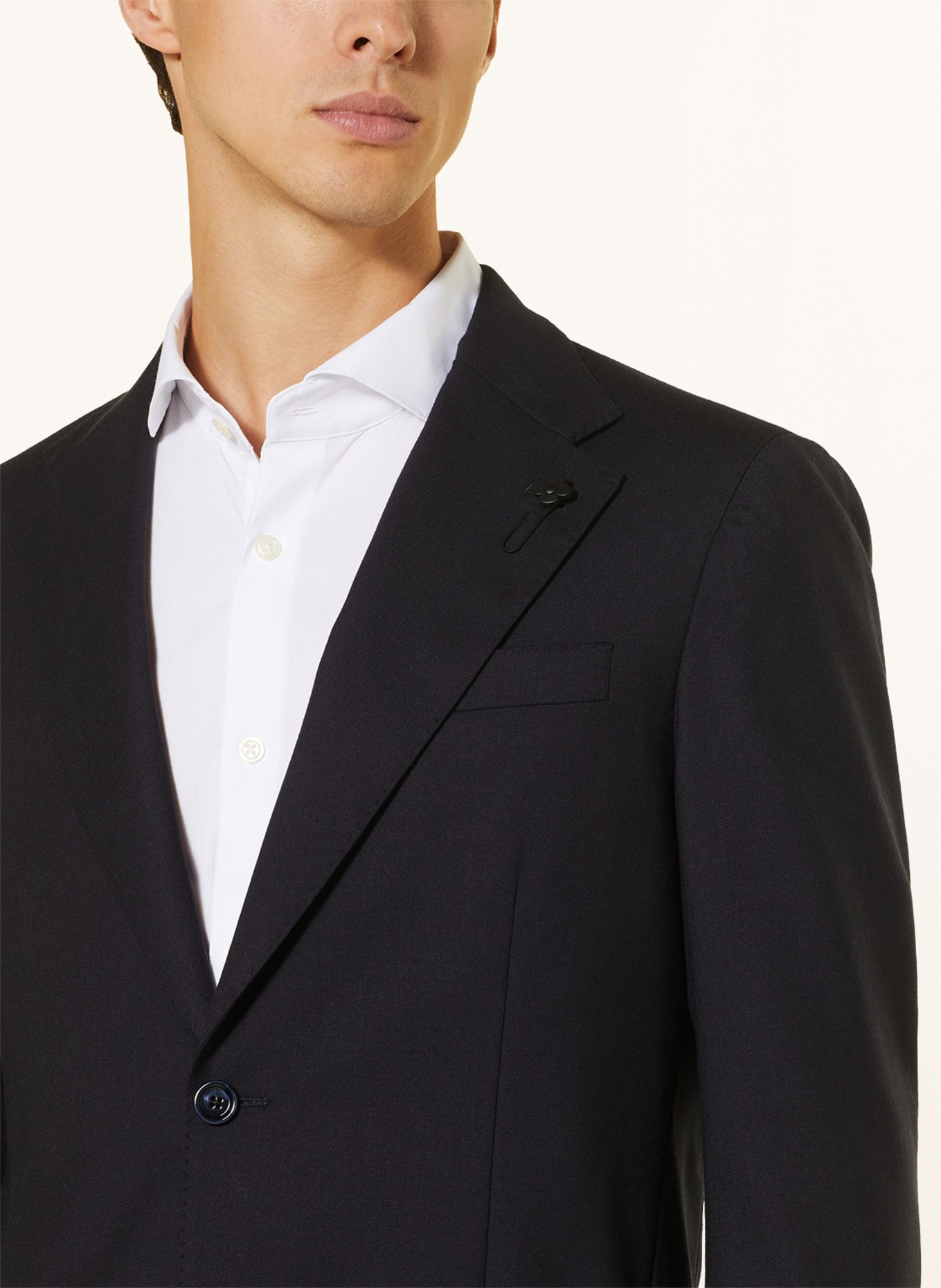 LARDINI Oblekové sako Extra Slim Fit, Barva: 850 NAVY (Obrázek 7)