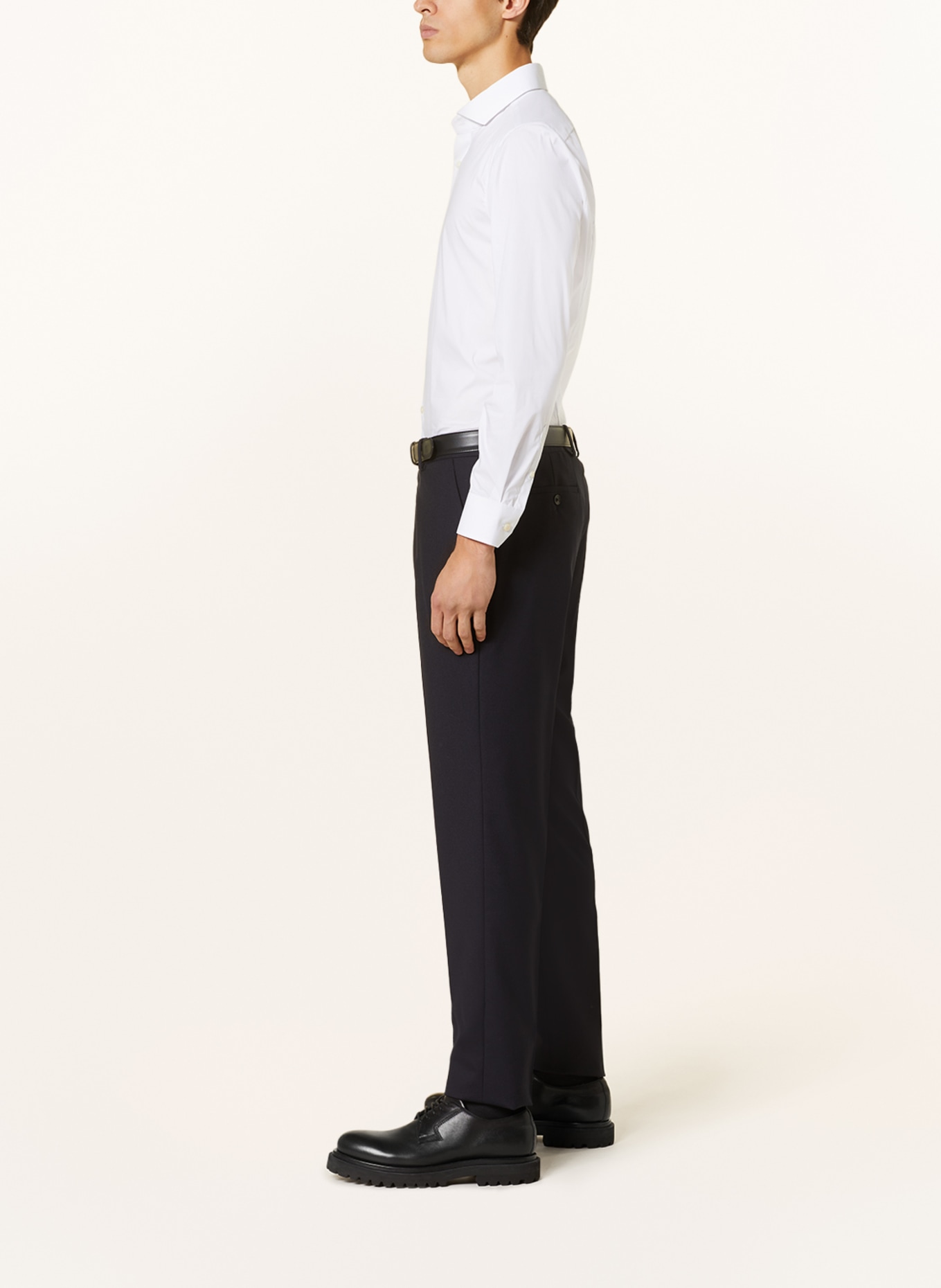 LARDINI Spodnie garniturowe extra slim fit, Kolor: 850 NAVY (Obrazek 5)