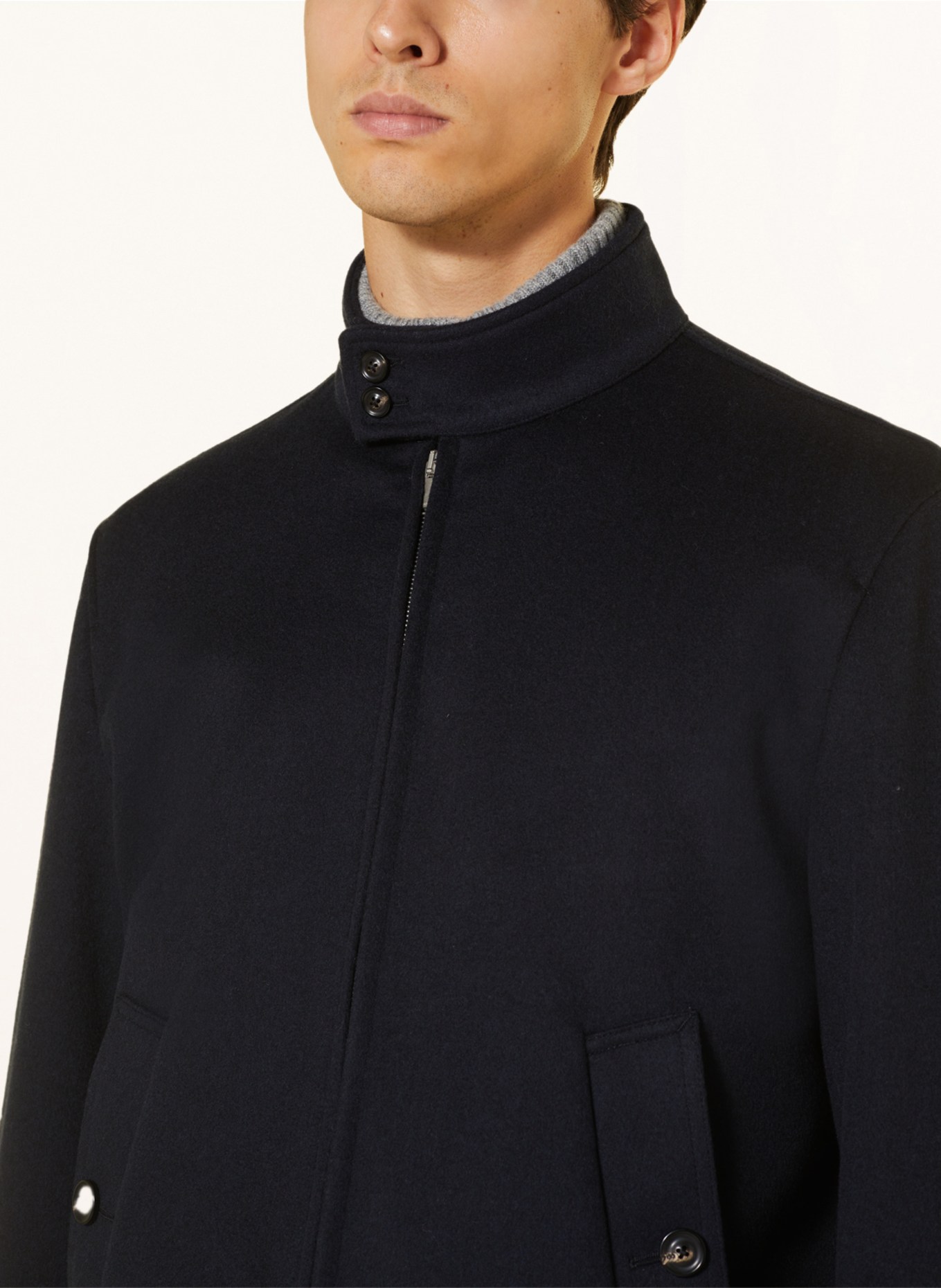 LARDINI Jacket, Color: DARK BLUE (Image 4)