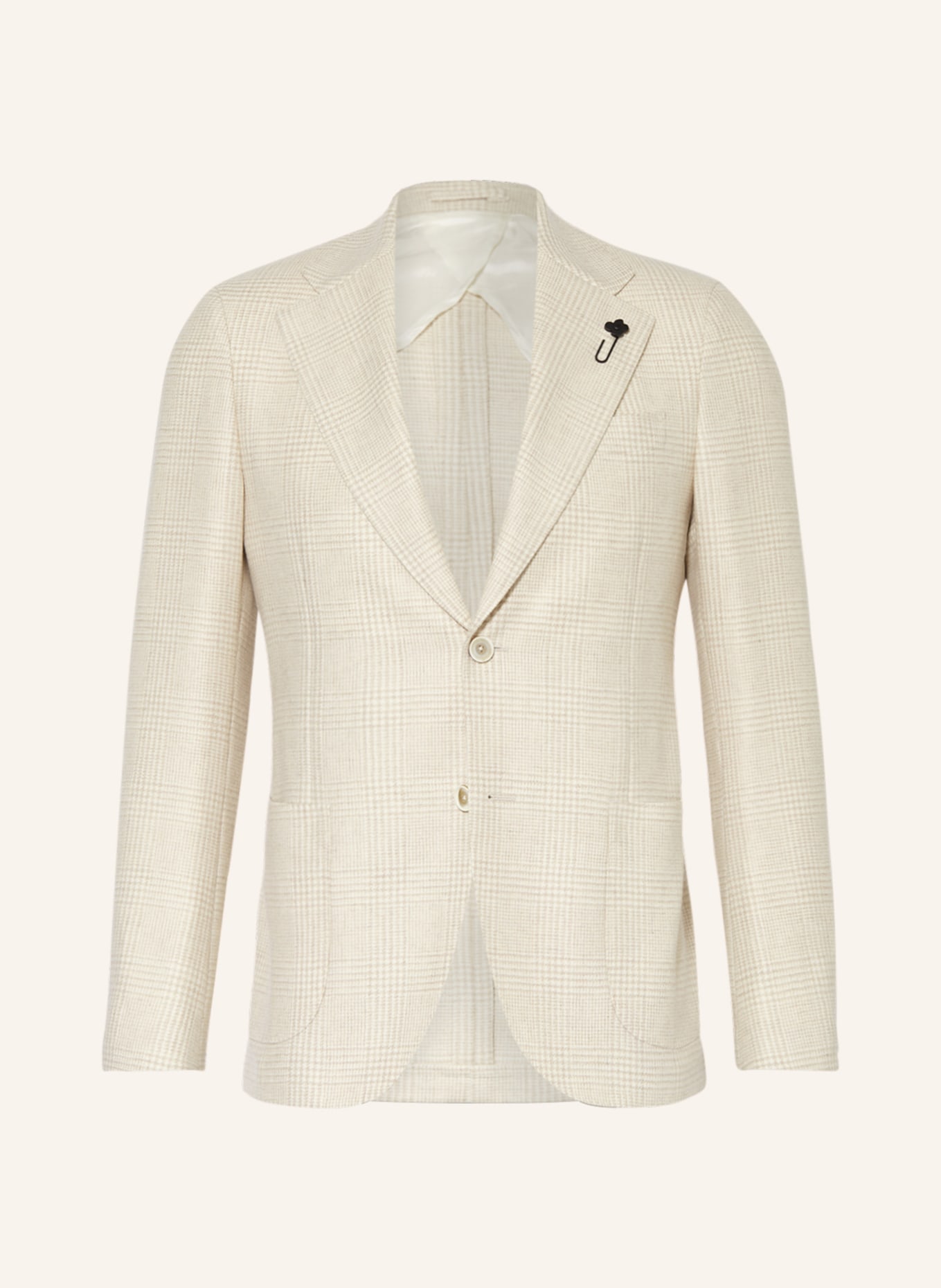 LARDINI Tailored jacket slim fit, Color: ECRU (Image 1)
