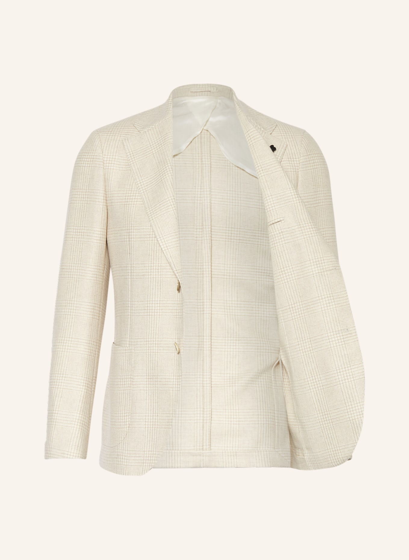 LARDINI Tailored jacket slim fit, Color: ECRU (Image 4)