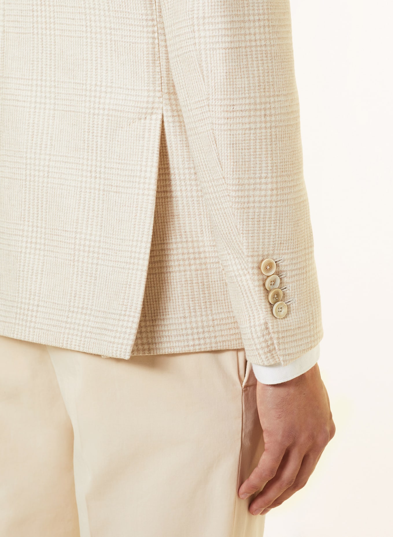 LARDINI Tailored jacket slim fit, Color: ECRU (Image 6)