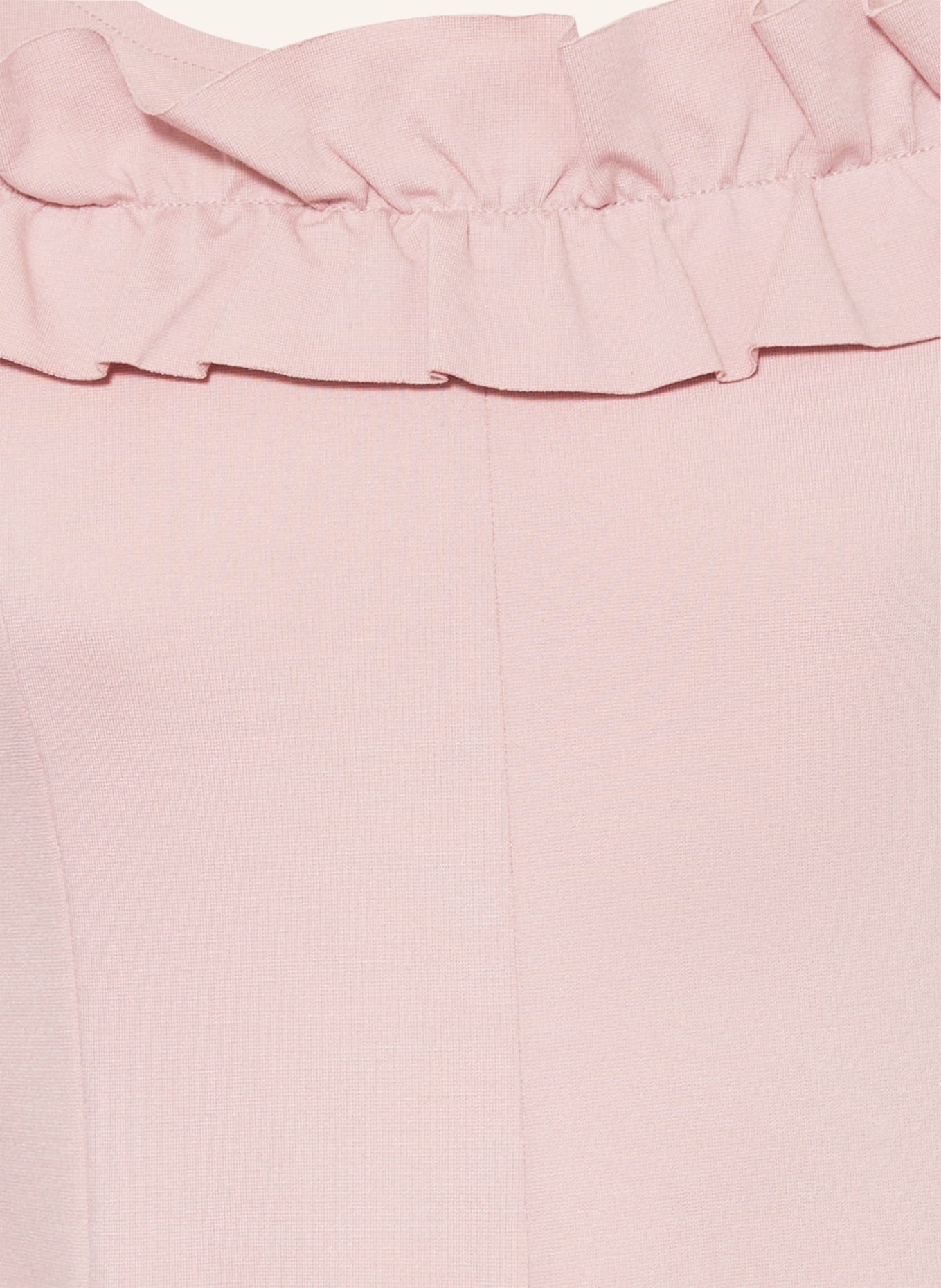 ELSY Jerseykleid JULIA mit 3/4-Arm und Rüschen, Farbe: ROSÉ (Bild 3)
