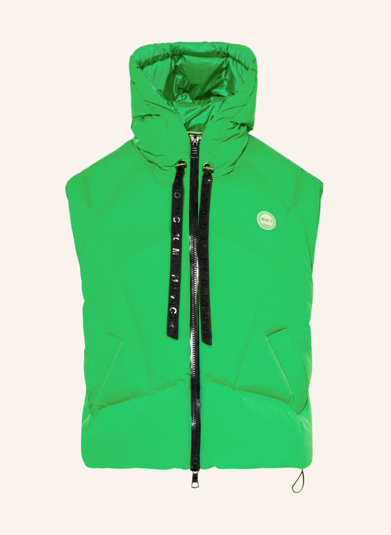 No.1 Como Quilted vest KETI, Color: GREEN (Image 1)