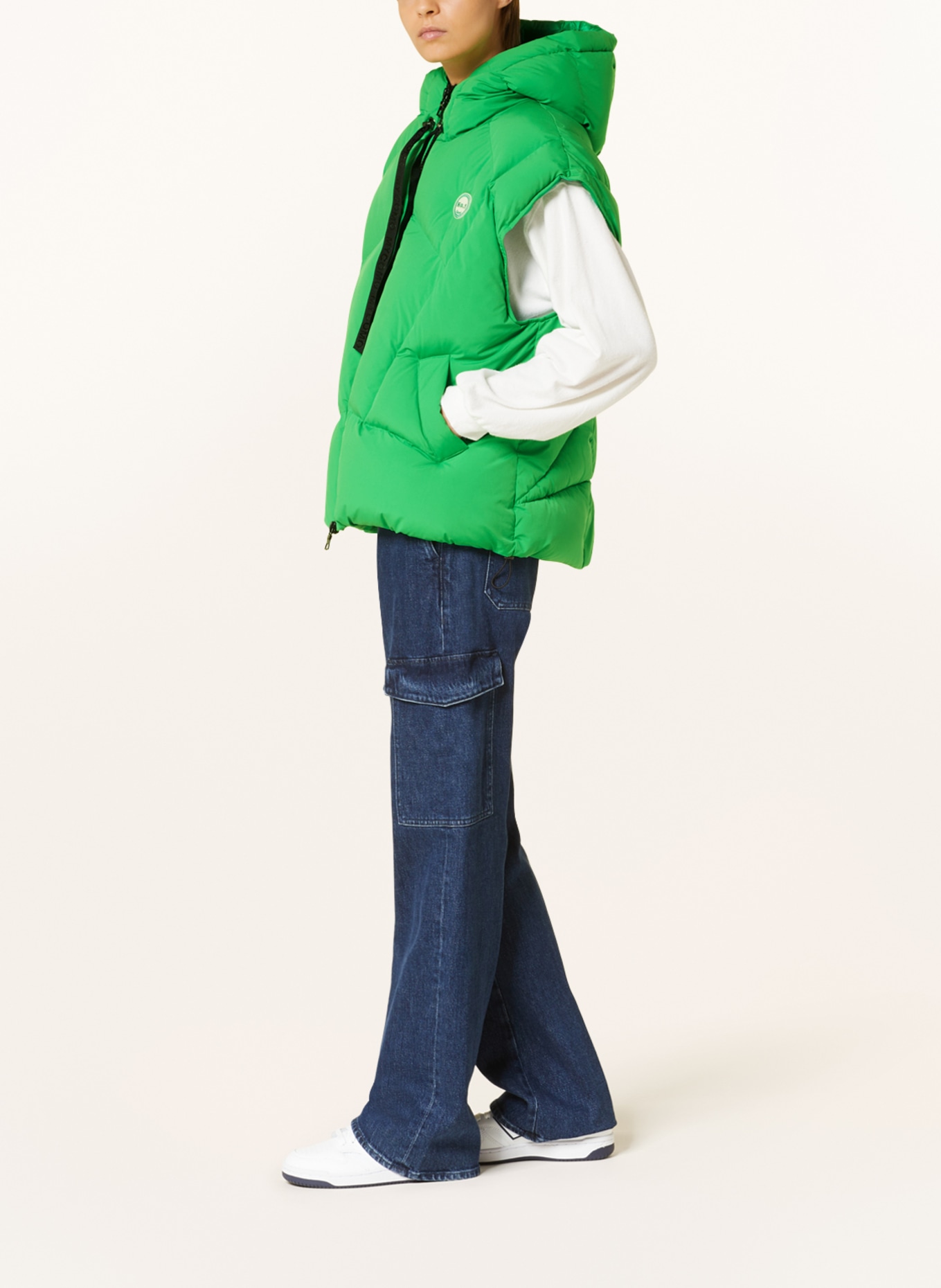 No.1 Como Quilted vest KETI, Color: GREEN (Image 4)