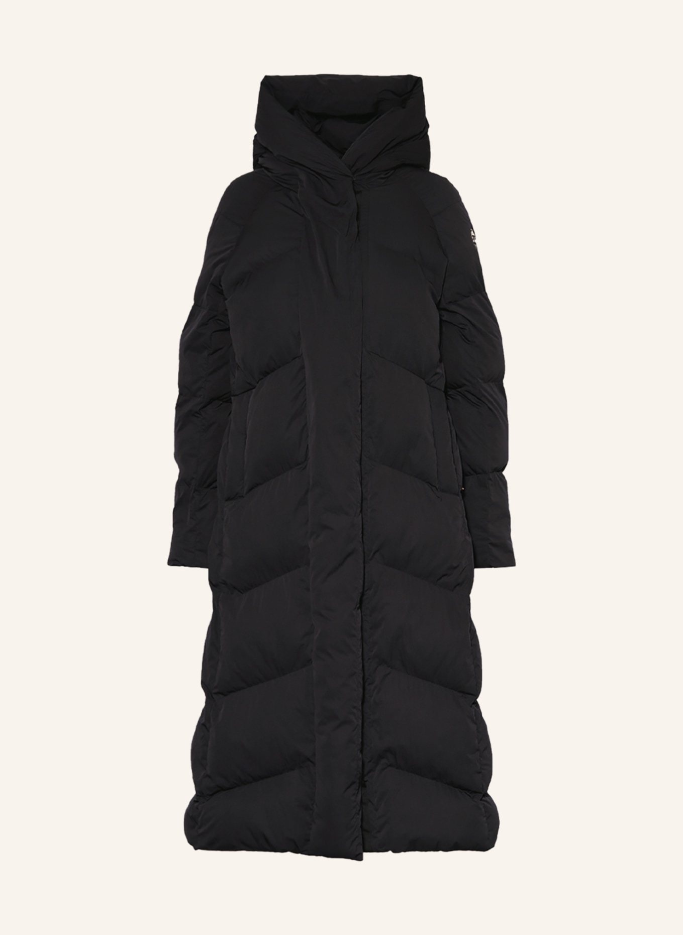 BLONDE No.8 Quilted coat BOCA, Color: BLACK (Image 1)