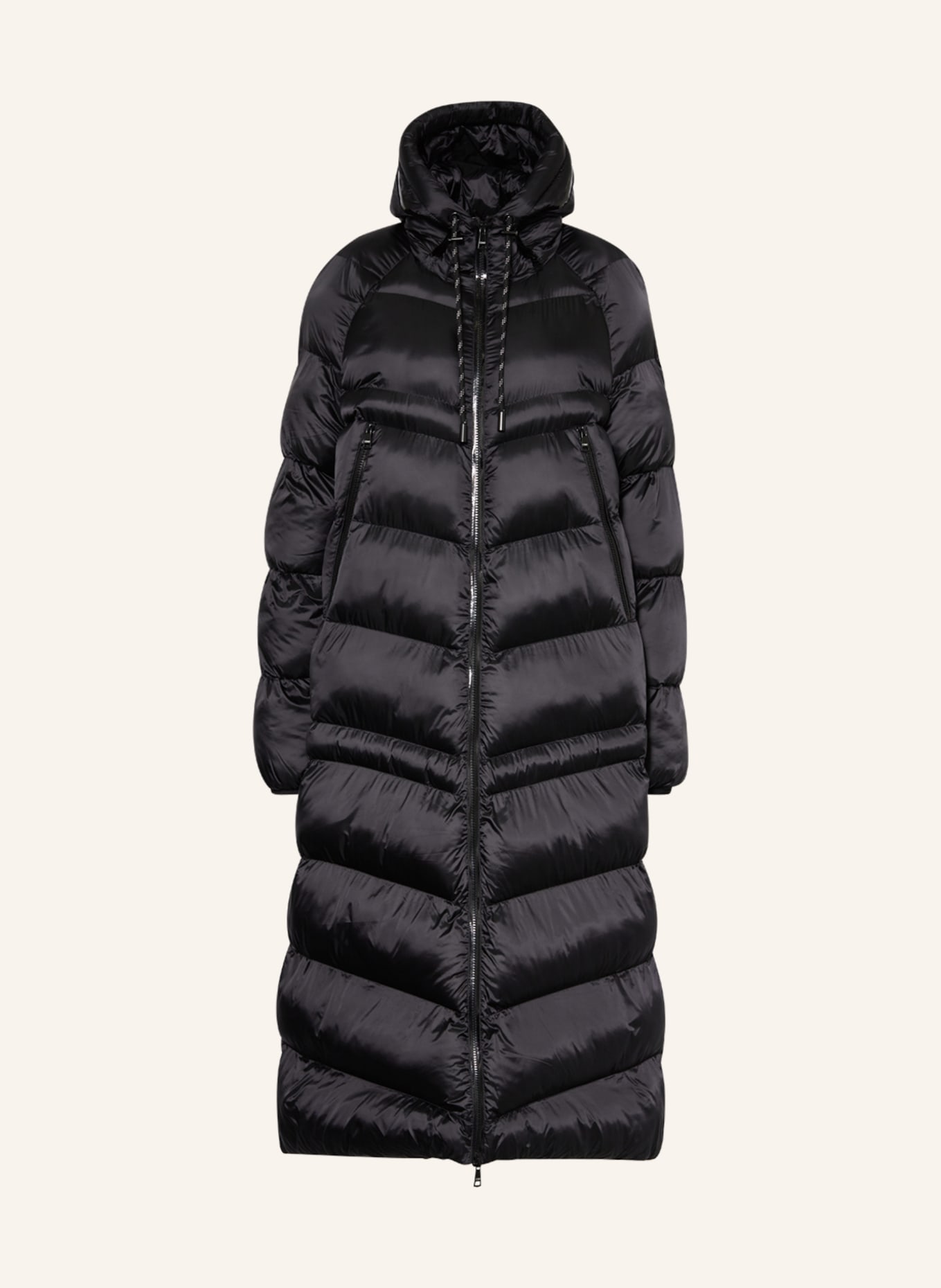 No.1 Como Quilted coat THORA, Color: BLACK (Image 1)