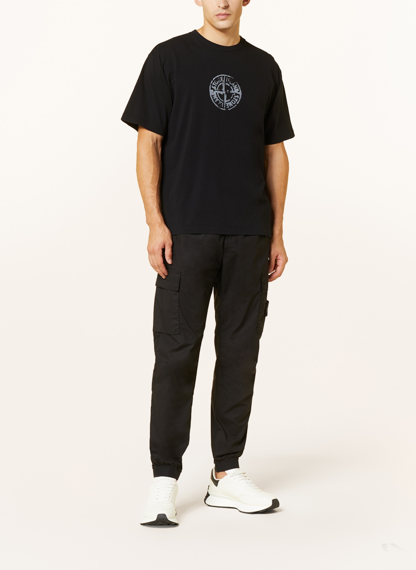 STONE ISLAND T-shirt, Color: BLACK (Image 2)