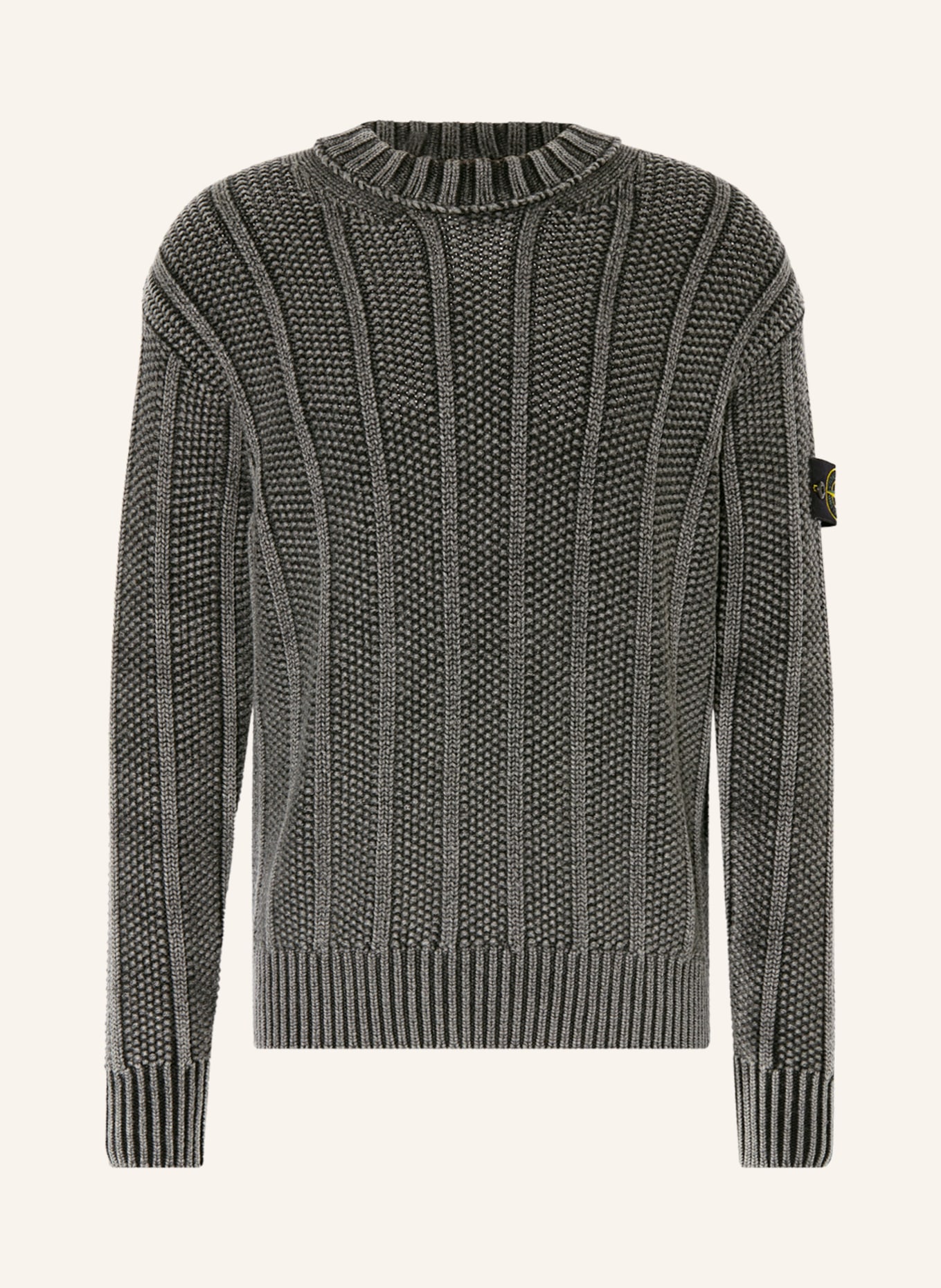 STONE ISLAND Sweater, Color: BLACK/ DARK GREEN (Image 1)