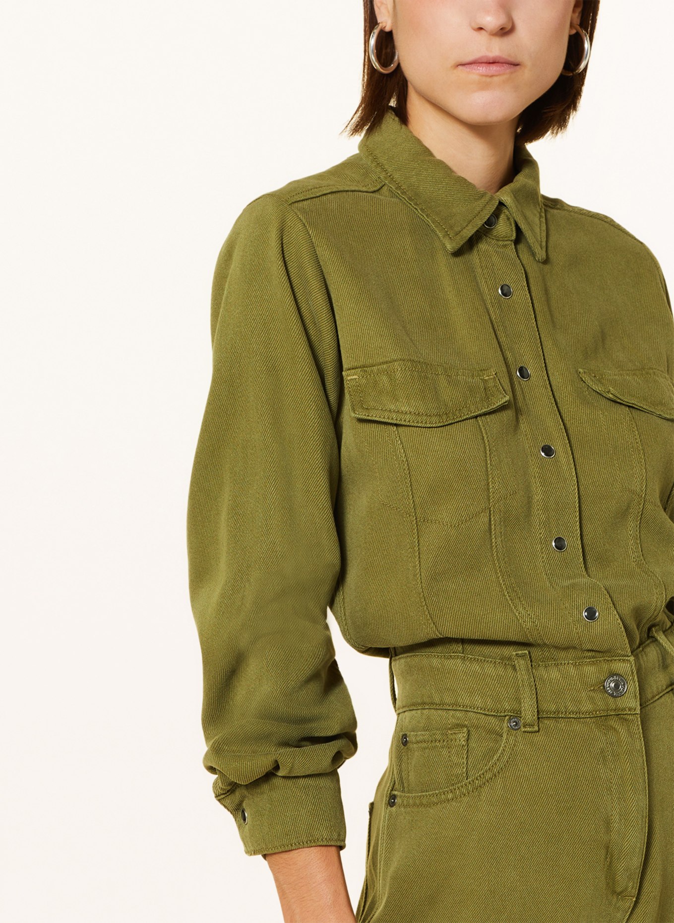 7 for all mankind Jumpsuit LUXE: GROEN