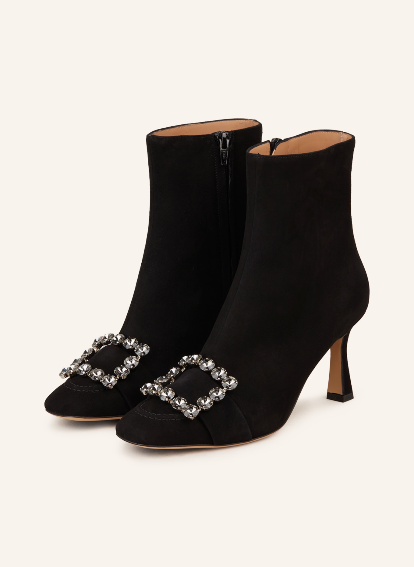 FESTA Ankle boots JEWEL with decorative gems, Color: BLACK (Image 1)