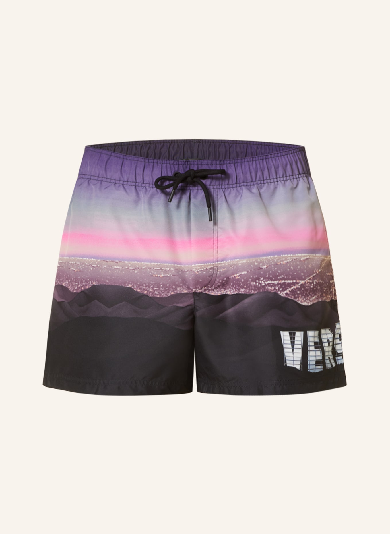 VERSACE Swim shorts, Color: PINK/ PURPLE/ BLACK (Image 1)