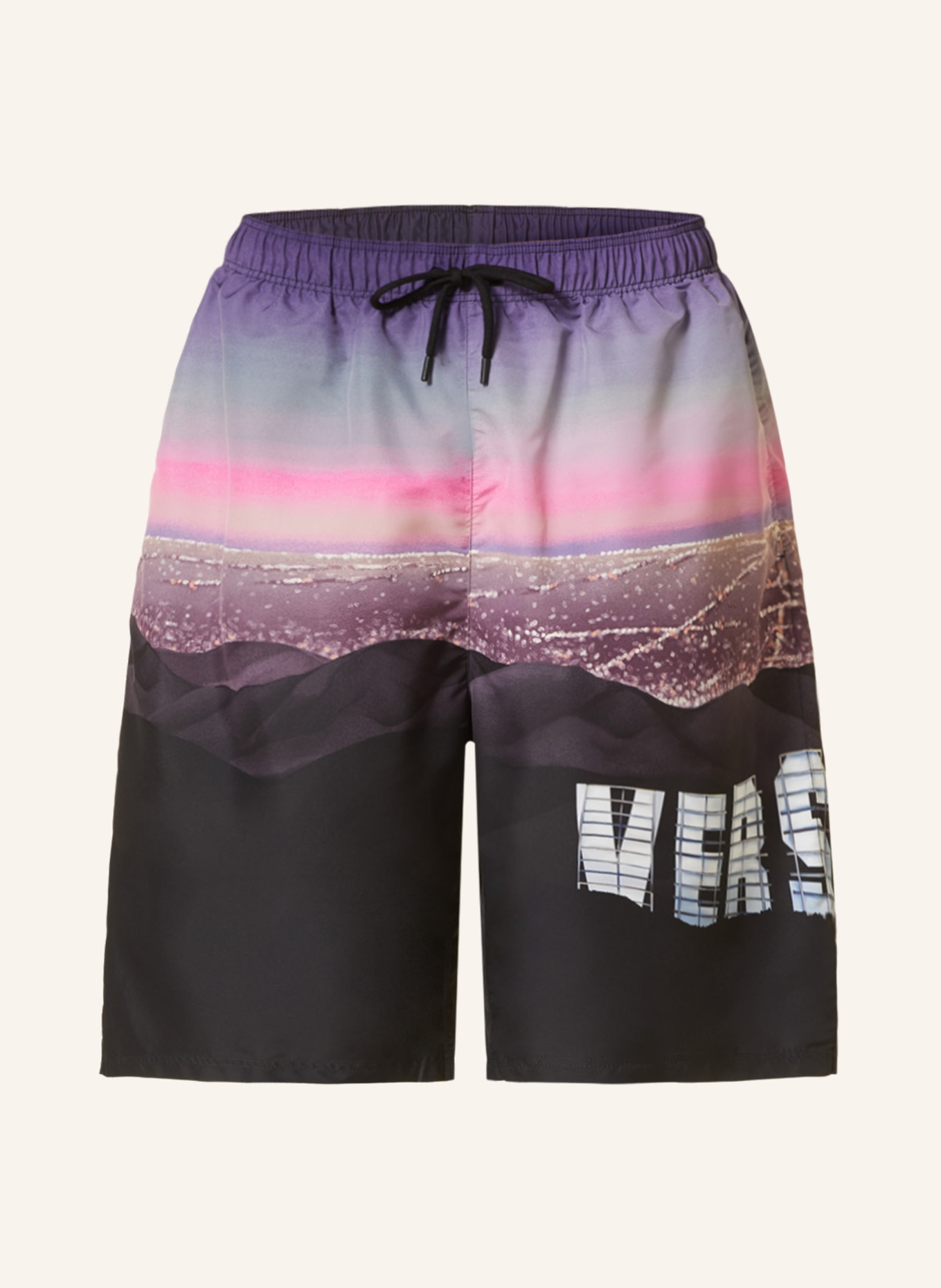 VERSACE Swim shorts, Color: PINK/ BLACK/ PURPLE (Image 1)
