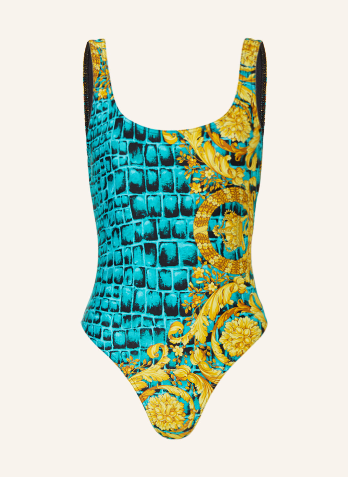 VERSACE Swimsuit, Color: TURQUOISE/ YELLOW/ BLACK (Image 1)