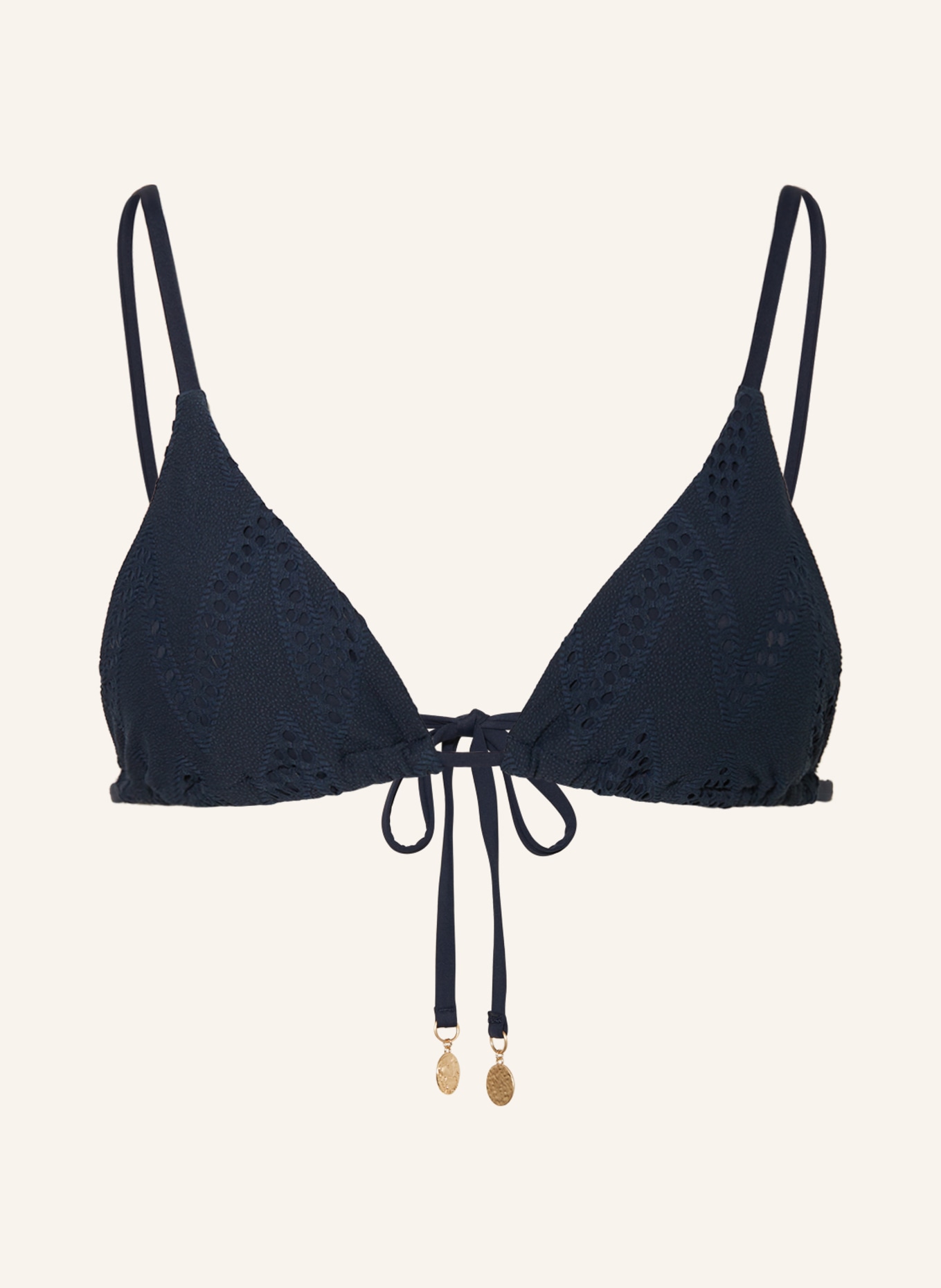 SEAFOLLY Triangel-Bikini-Top CHIARA, Farbe: DUNKELBLAU (Bild 1)